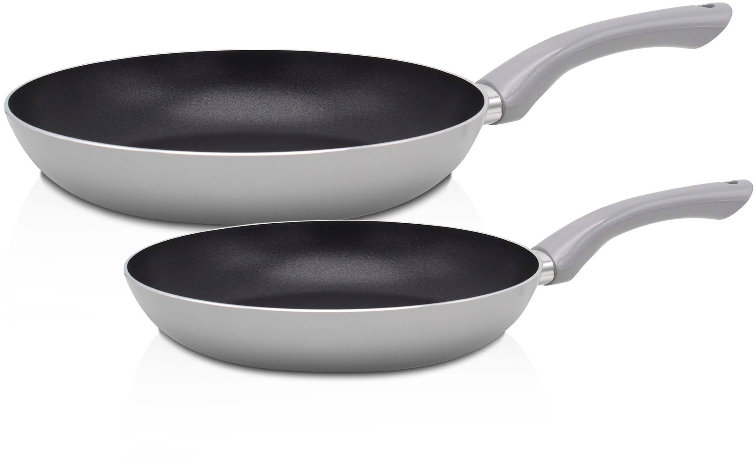 Krüger Pfannen-Set "London" Aluminium Set, 2 Stk. tlg. Ø 24/28 cm, Induktio günstig online kaufen