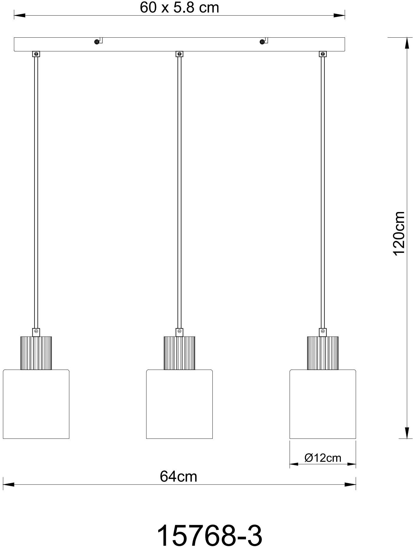 GLOBO LIGHTING Hängeleuchte »ALEIDIS« E27 1 Stk. Hängeleuchte Schwarz/Holz, Rauchglas, E27