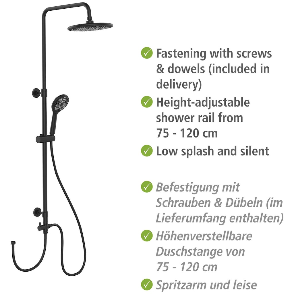 WENKO Duschsystem »Watersaving«