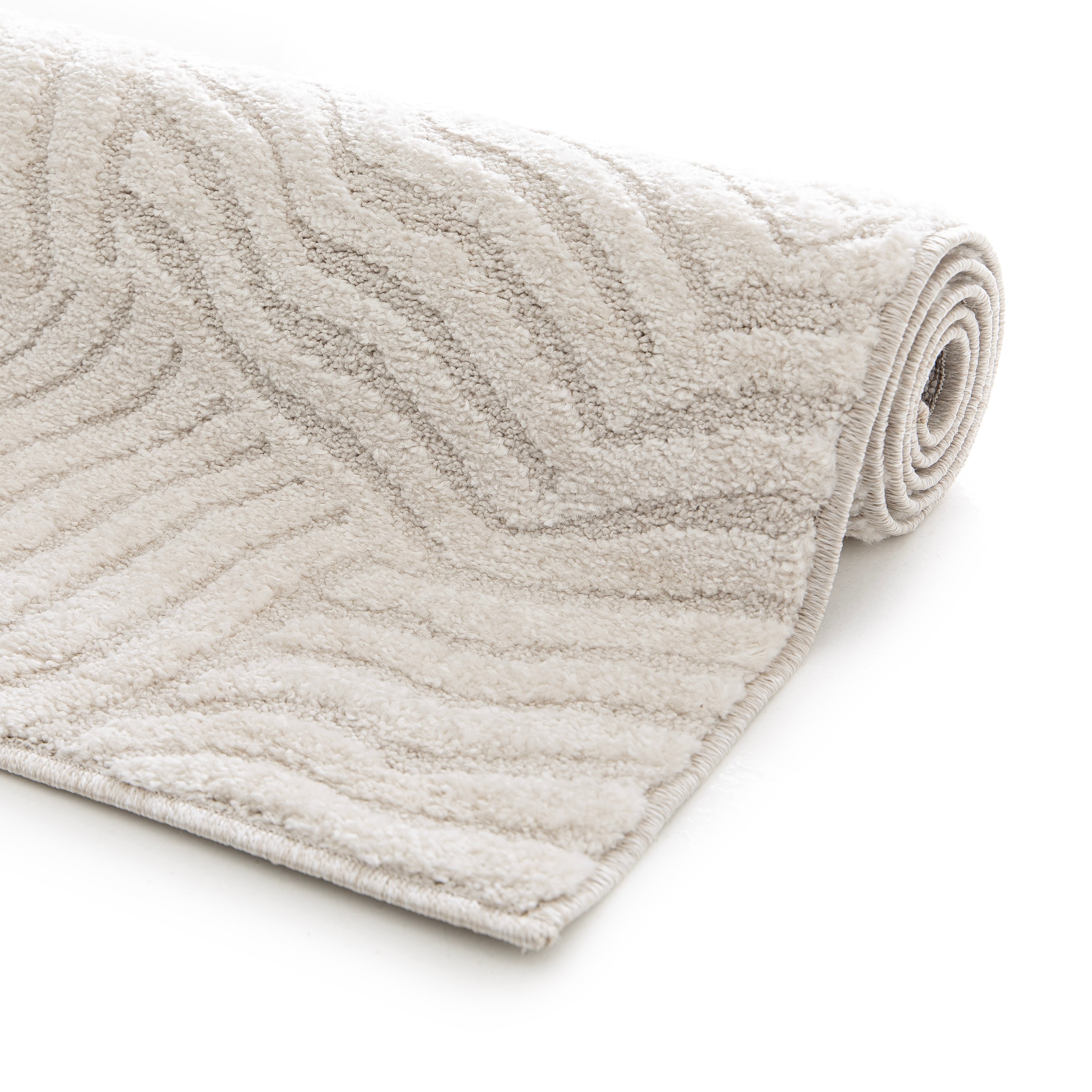 OTTO home Teppich »Segovia, Supersoft, 3D- Design, weiche Haptik, modernes Design« rechteckig 9 mm Höhe Hoch-Tief-Struktur, Wohnzimmer, Esszimmer, Schlafzimmer