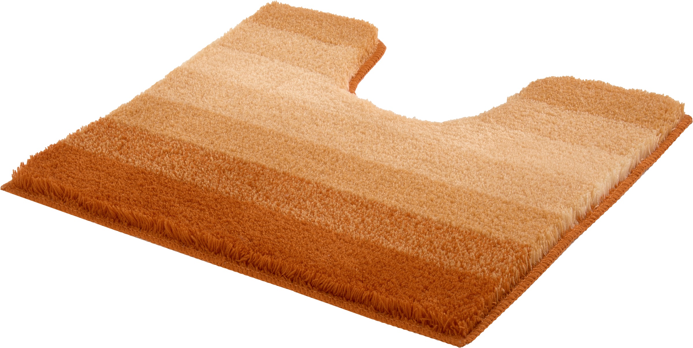 MEUSCH Badematte "Palace" Höhe 20 mm rutschhemmend beschichtet fußbodenheizungsgeeignet mordernes Streifendesign im Farbverlauf