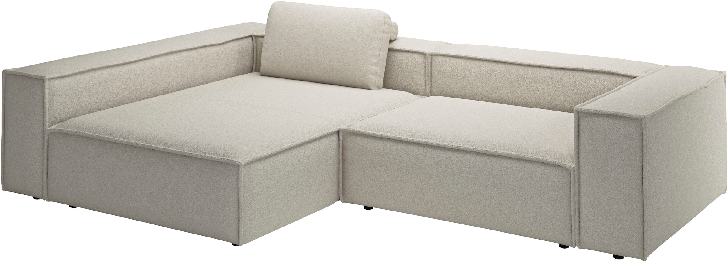 Places of Style Ecksofa »Watertown, moderne XXL L-Form, 306 cm breit«, Komfortabel mit tiefer Sitzfläche – ideal für große Wohnräume