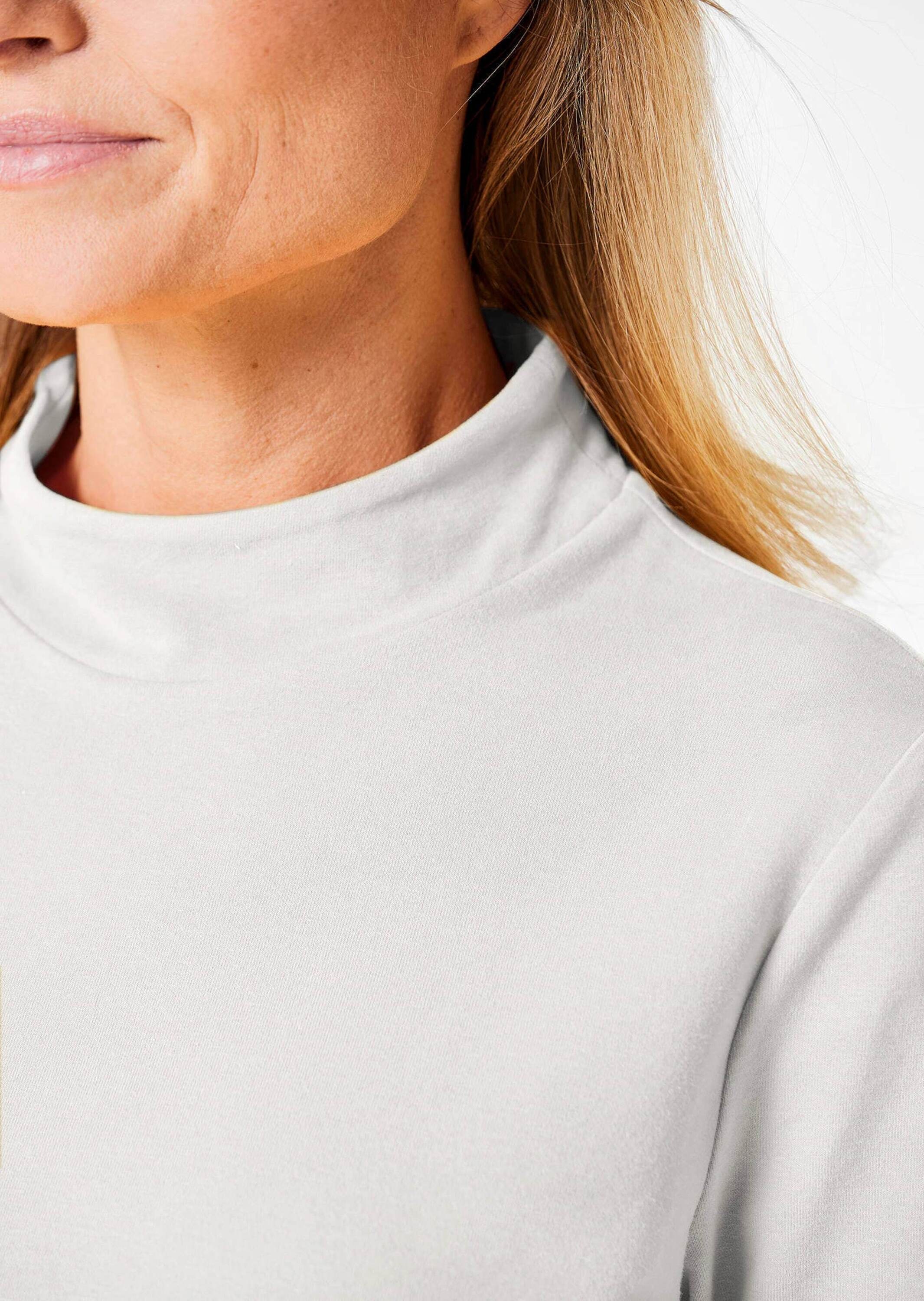GOLDNER Longpullover »Stehkragenshirt mit Langarm«