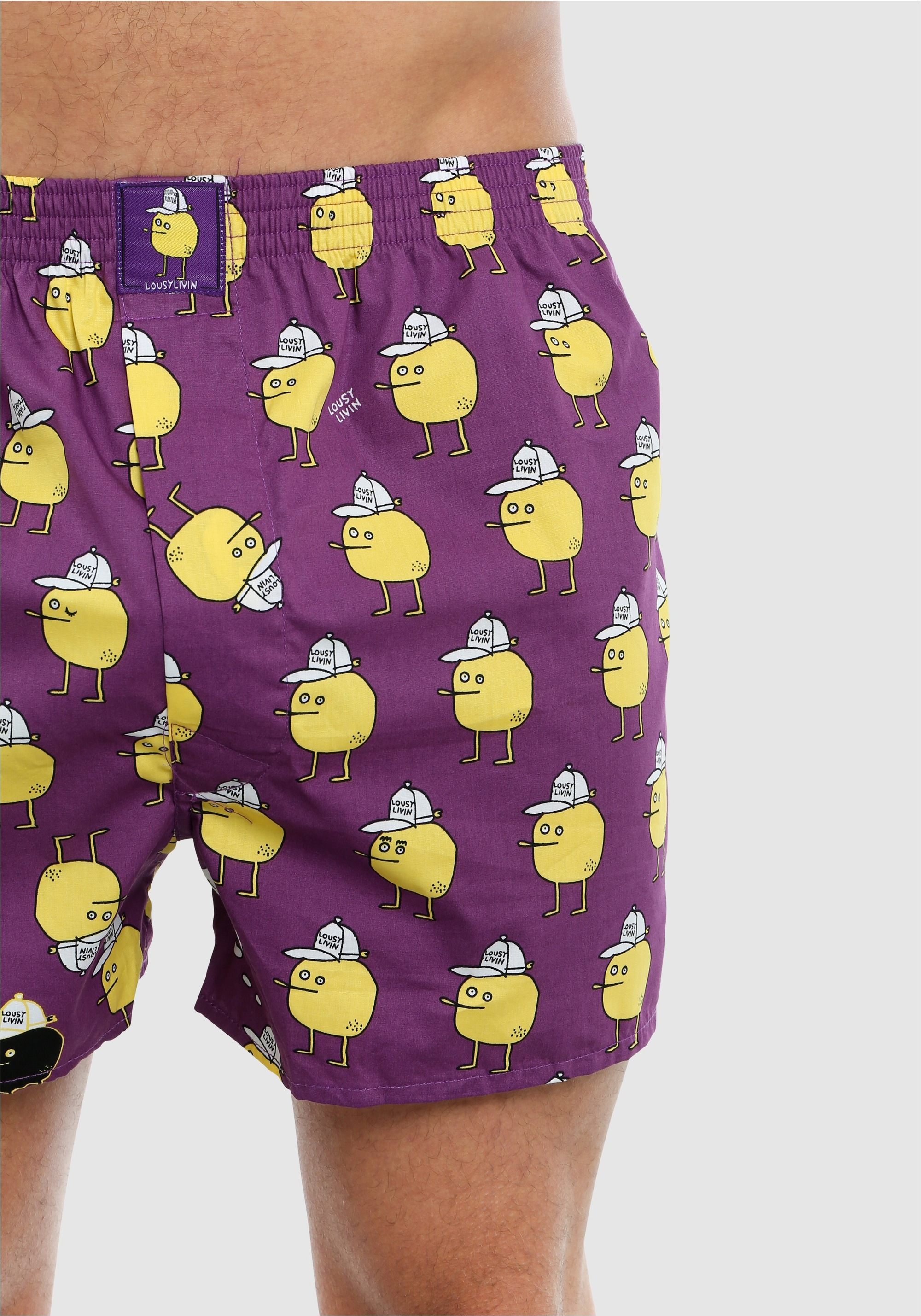 Lousy Livin Boxershorts »Toast Zitrone«, mit coolen Comic-Motiven