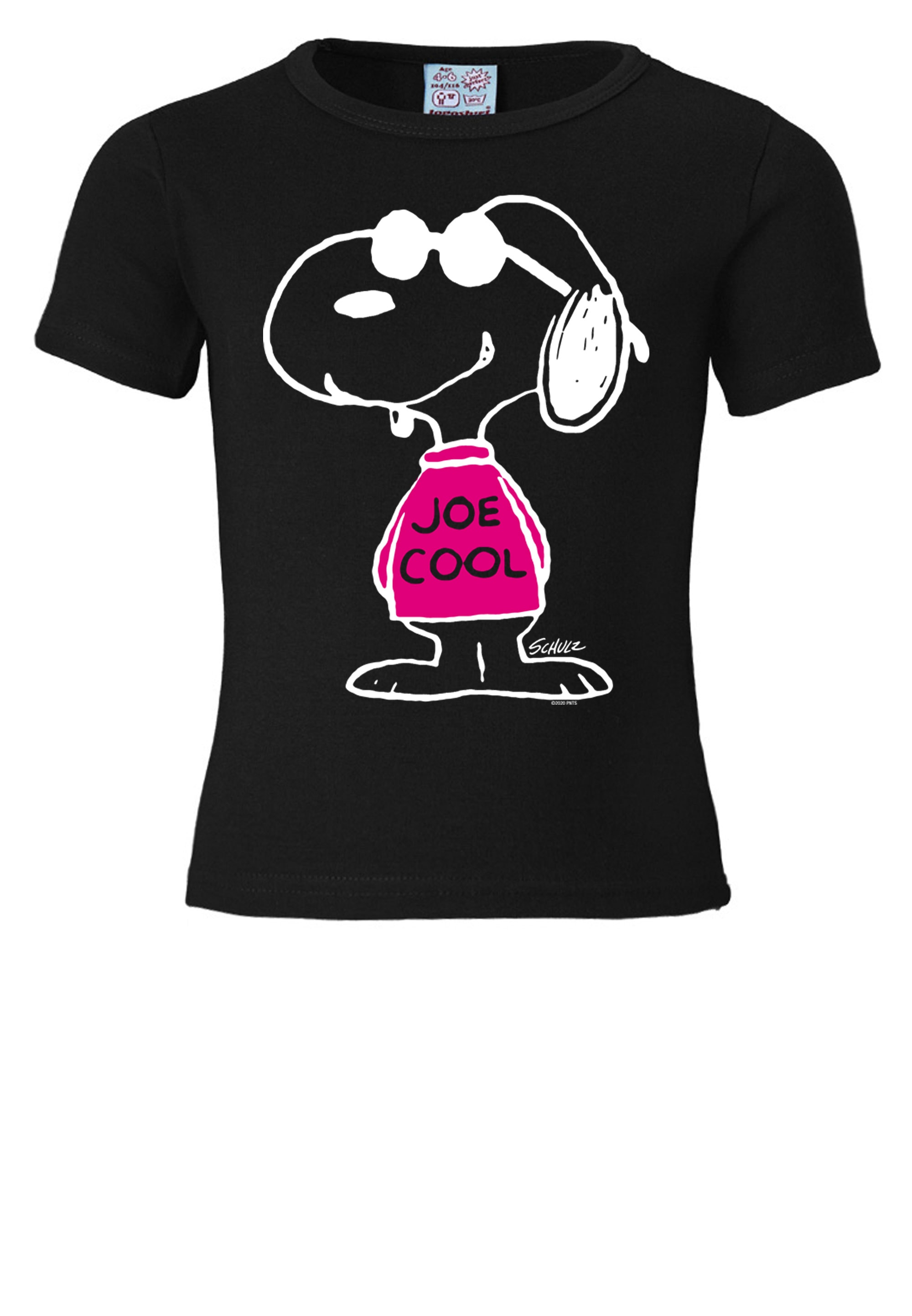 LOGOSHIRT ▷ BAUR | lizenziertem »Peanuts Joe Originaldesign - Snoopy mit - für Cool«, T-Shirt