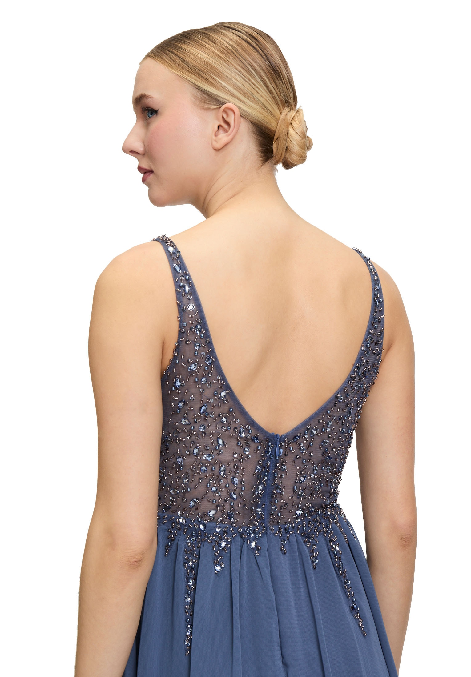Vera Mont Abendkleid »Vera Mont Damen Abendkleid mit Stickerei«, Glitzersteine