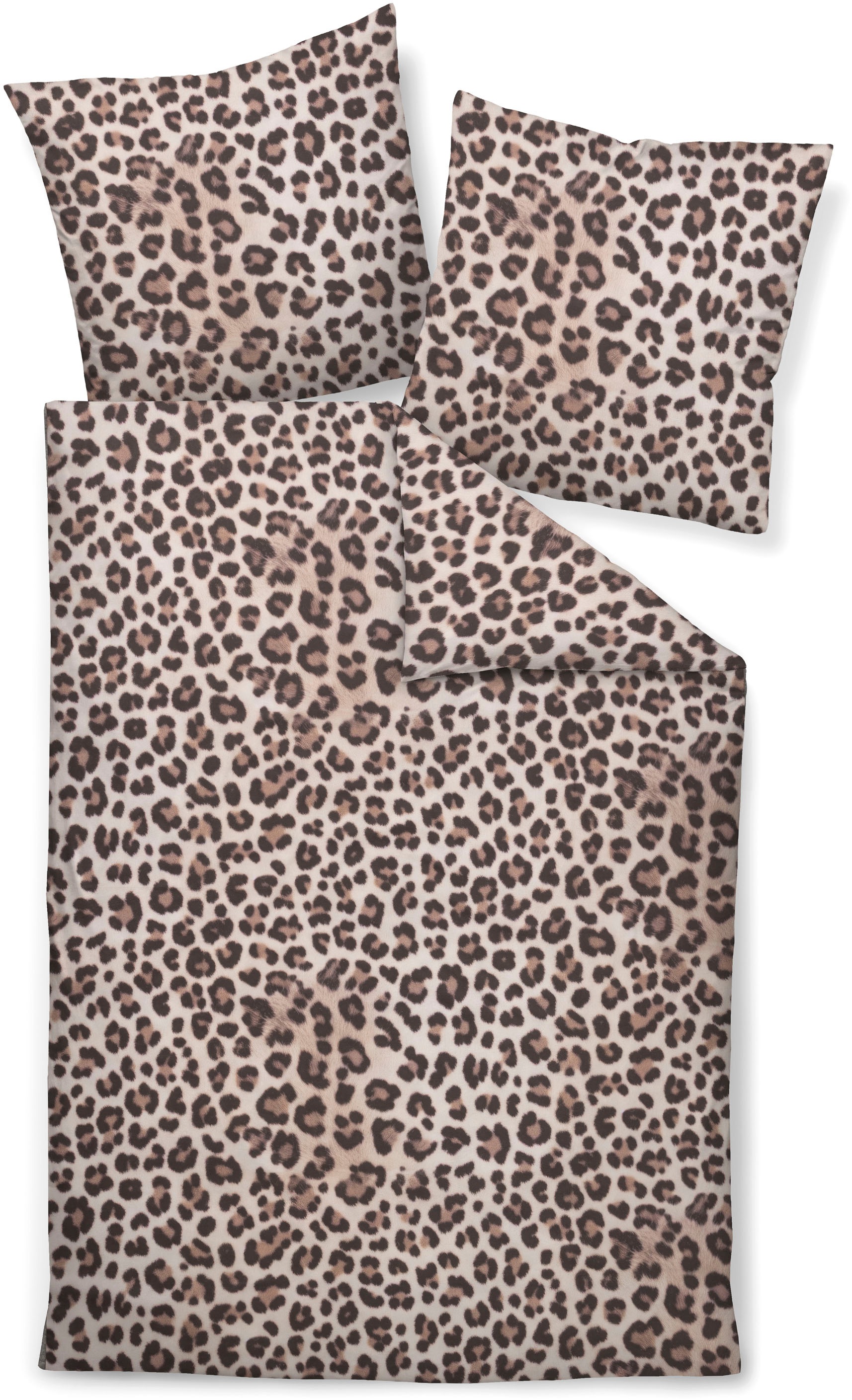 Janine Bettwäsche "modern art S 42168 07 155x220,80x80" mit Reißverschluss günstig online kaufen