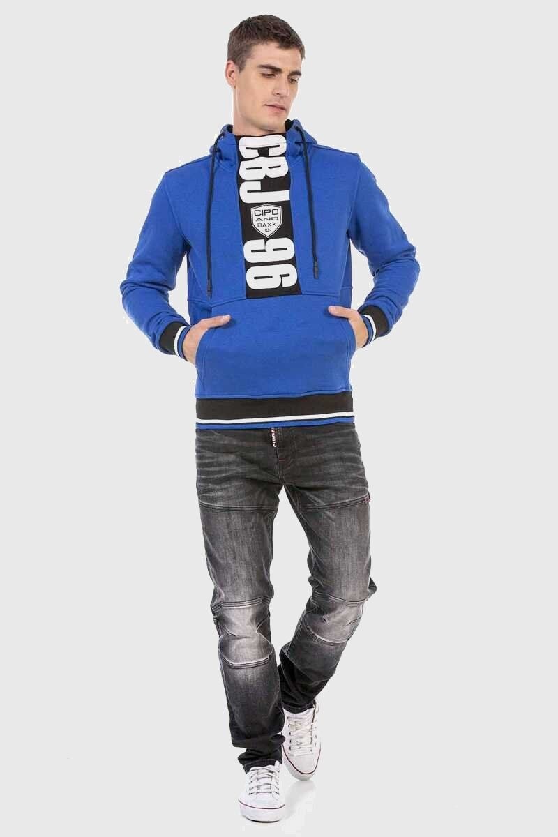 Cipo & Baxx Kapuzenpullover »Sweatshirts«, mit Markenprint