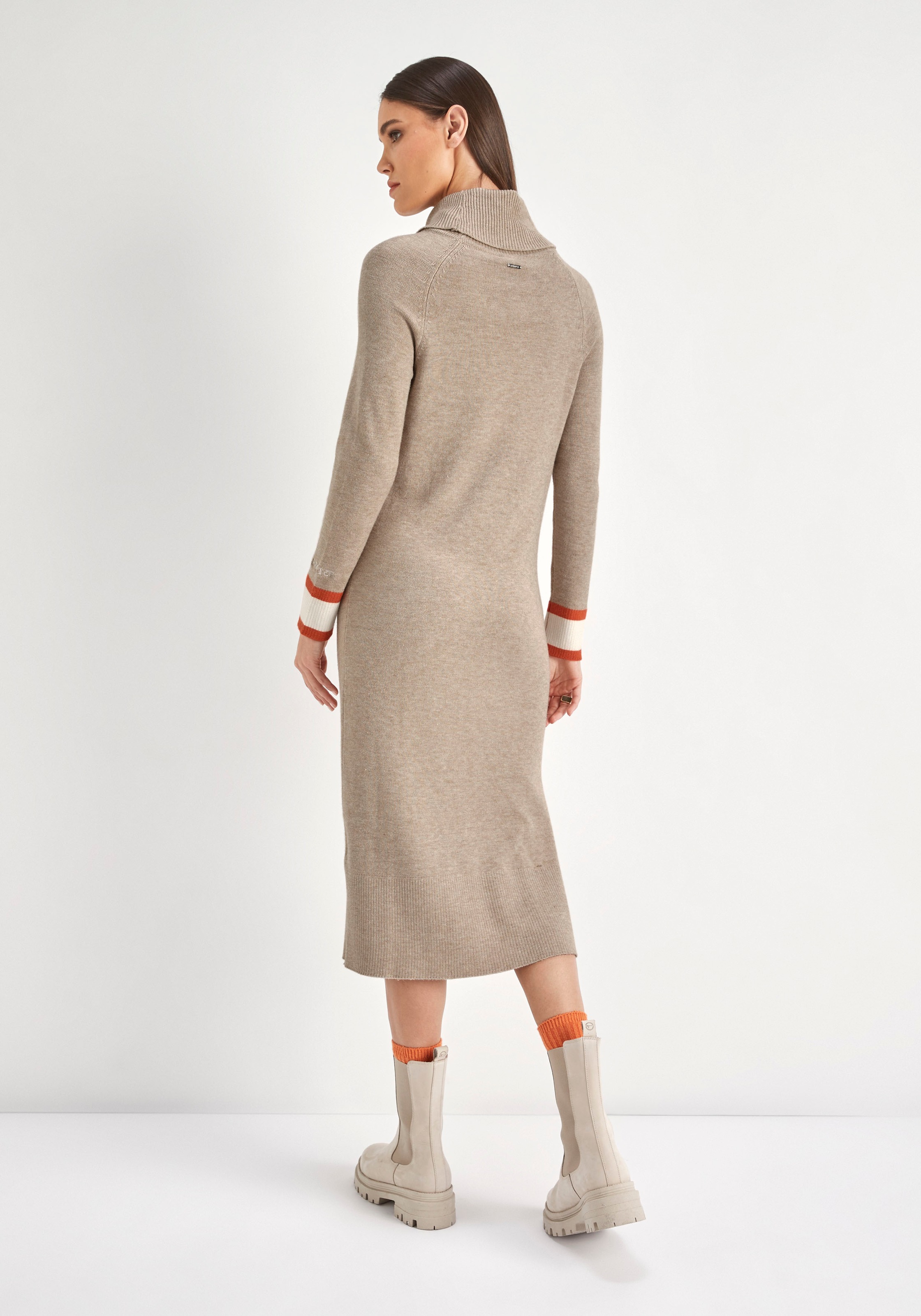 HECHTER PARIS Strickkleid Ohne Tasche mit Kontraststreifen günstig online kaufen