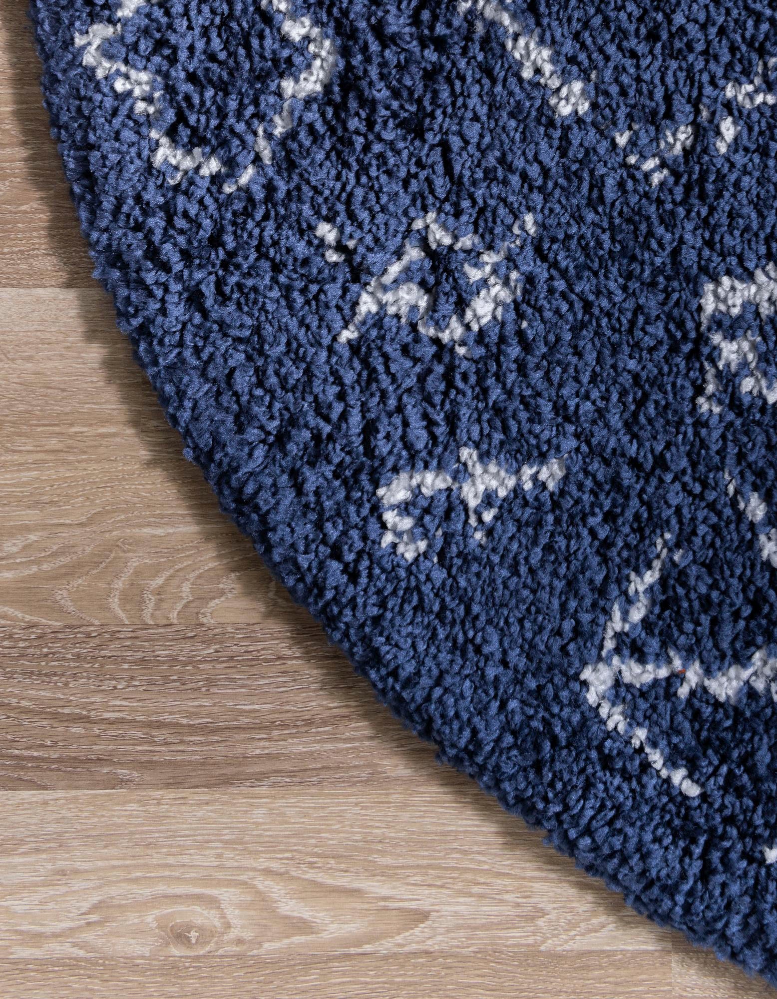Myflair Möbel & Accessoires Hochflor-Teppich »Temara Shag Lagerräumung«, rund, 51 mm Höhe, gewebt, Scandi Design, ideal im Wohnzimmer & Schlafzimmer