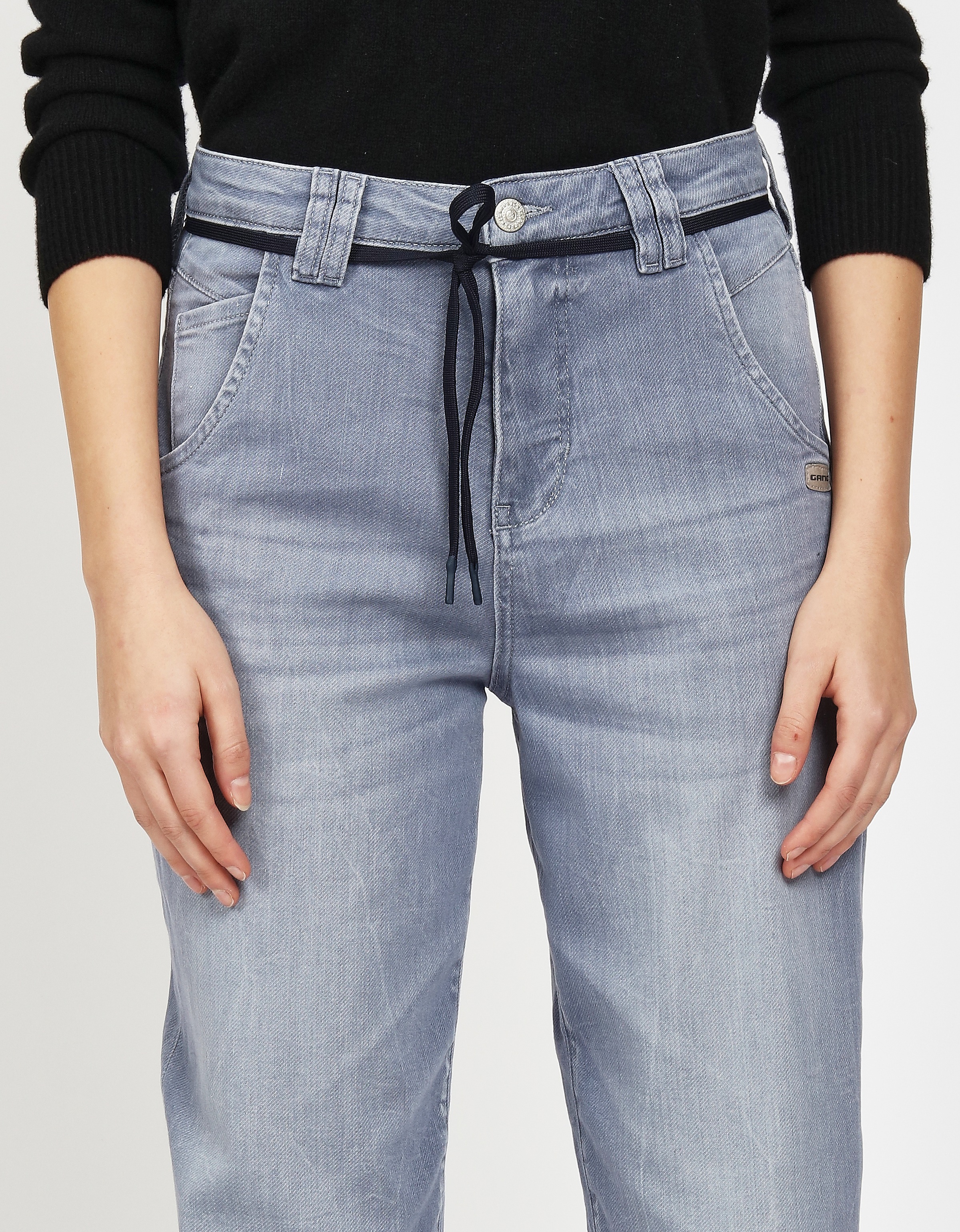 Thumbnail - GANG 5-Pocket-Jeans "94VIA JOGGER" mit Kordel, Balloon Fit