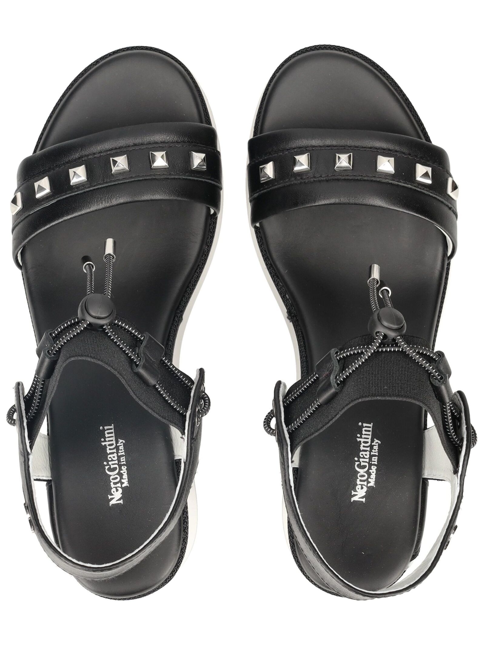 Nero Giardini Keilsandalette »Nero Giardini Sandalen Leder/Textil«