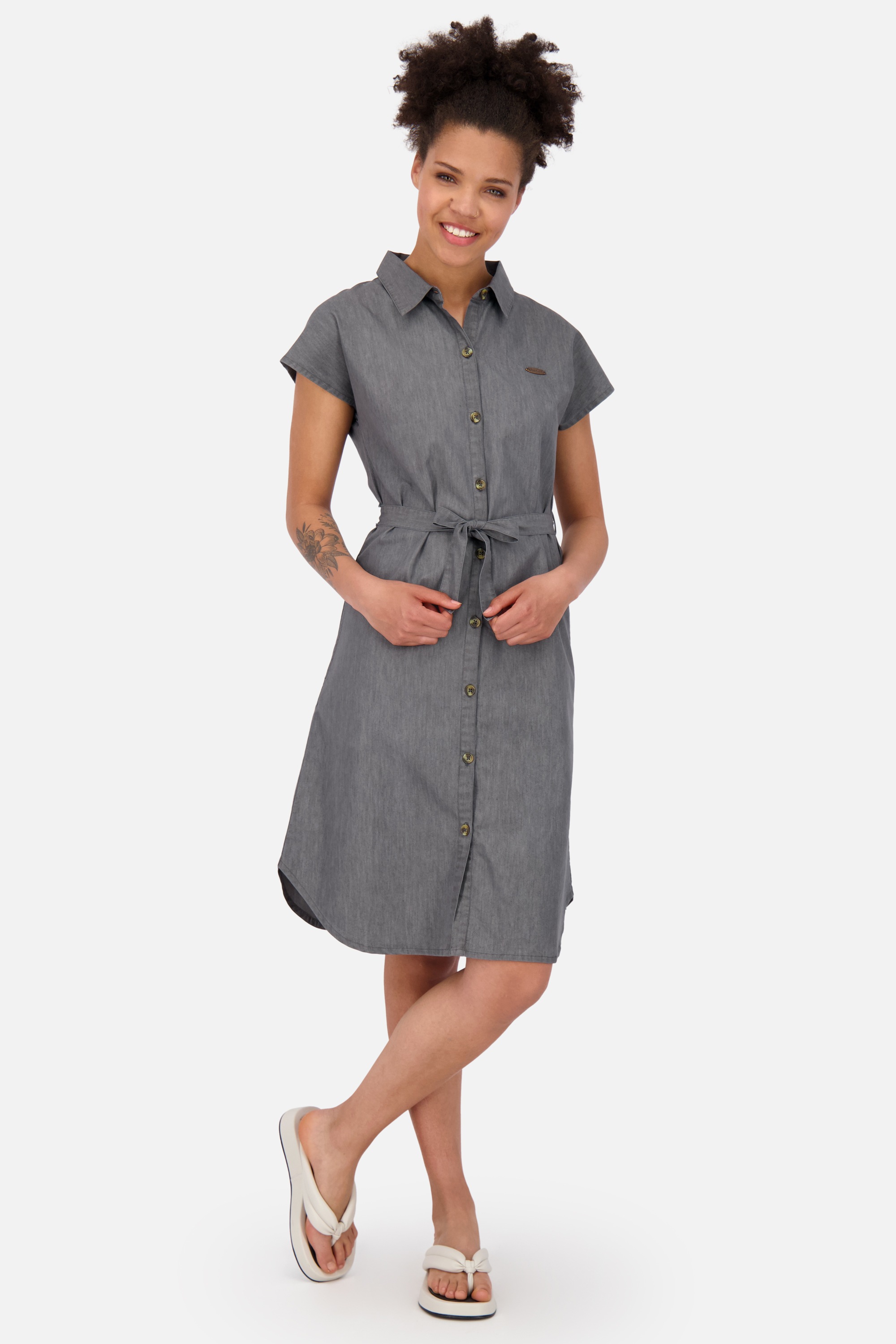 Alife & Kickin Jeanskleid »MaeveAK DNM Q Shirt Dress Damen Jeanskleid, Kleid«