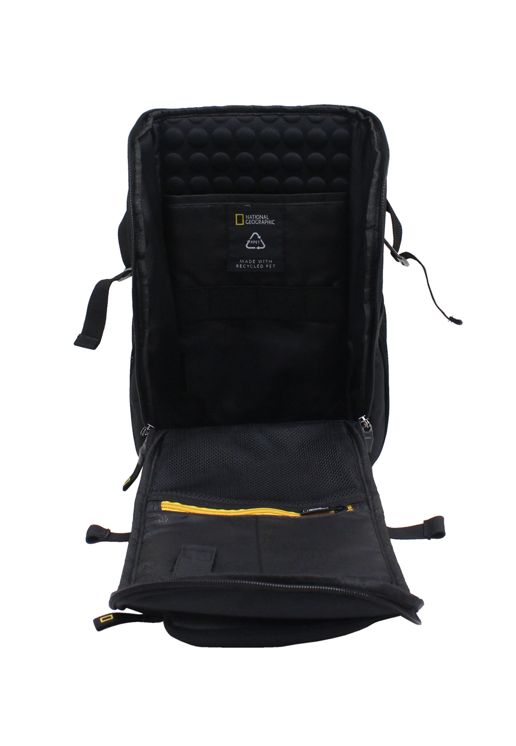 NATIONAL GEOGRAPHIC Cityrucksack »Recovery«, aus robustem Polyester-Material mit RPET-Tasche