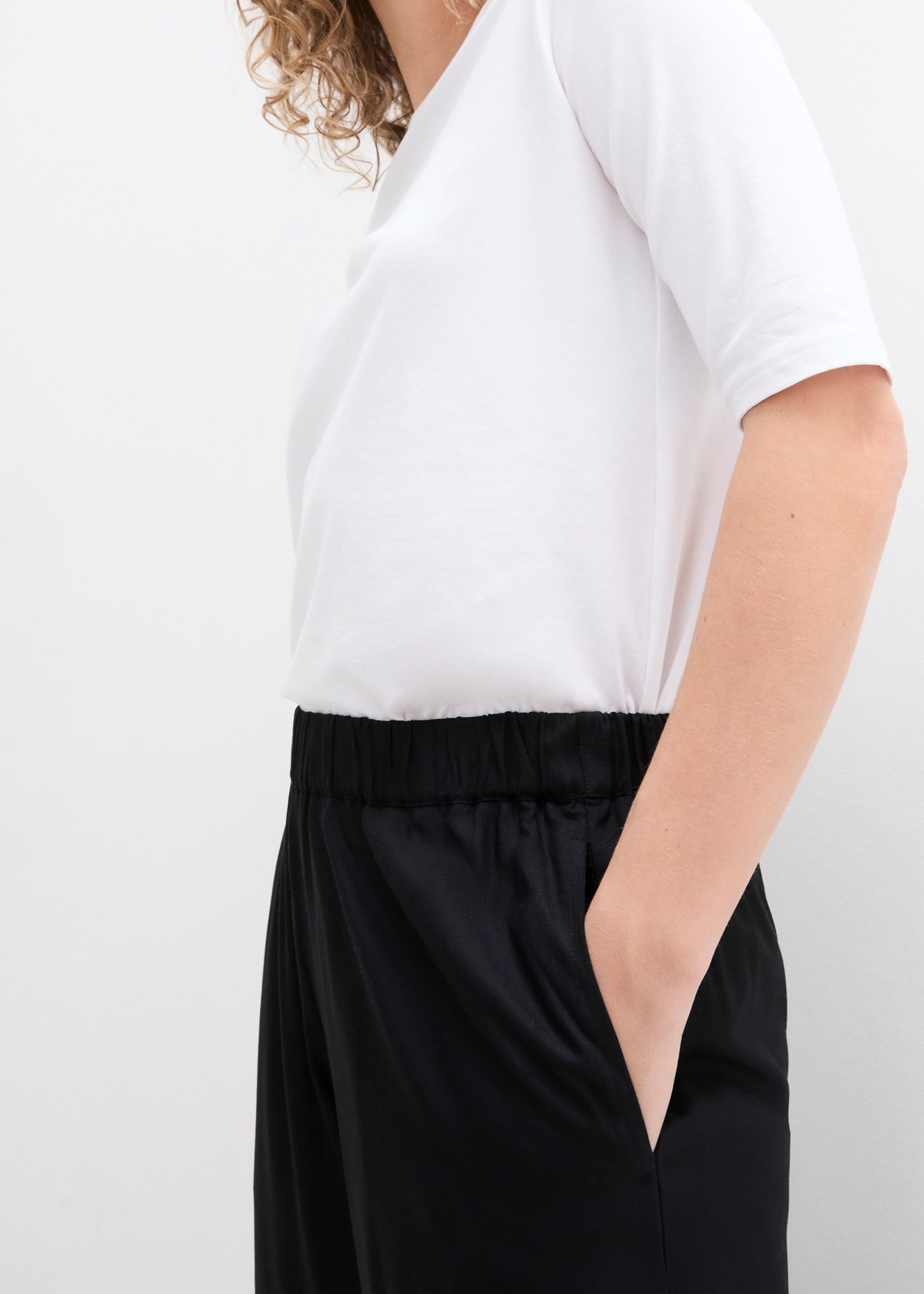 bonprix Culotte "Weite Culotte aus nachhaltiger Viskose" mit elastischem Bu günstig online kaufen