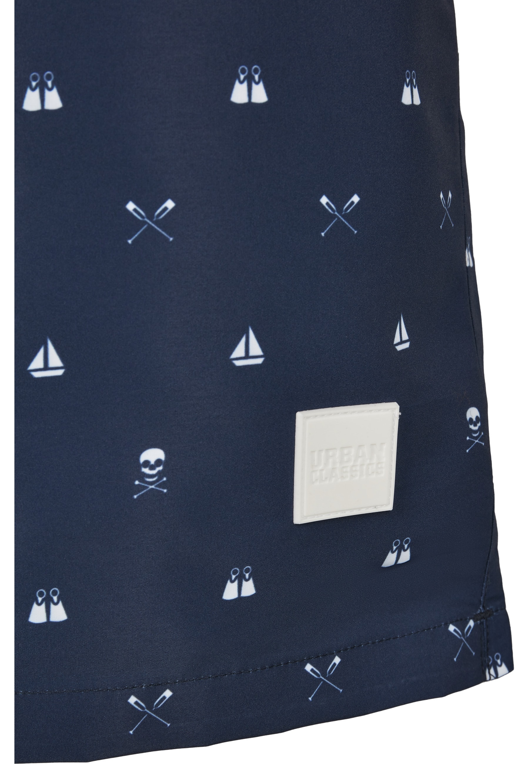 URBAN CLASSICS Badeshorts "Urban Classics Herren Pattern Swim Shorts" günstig online kaufen