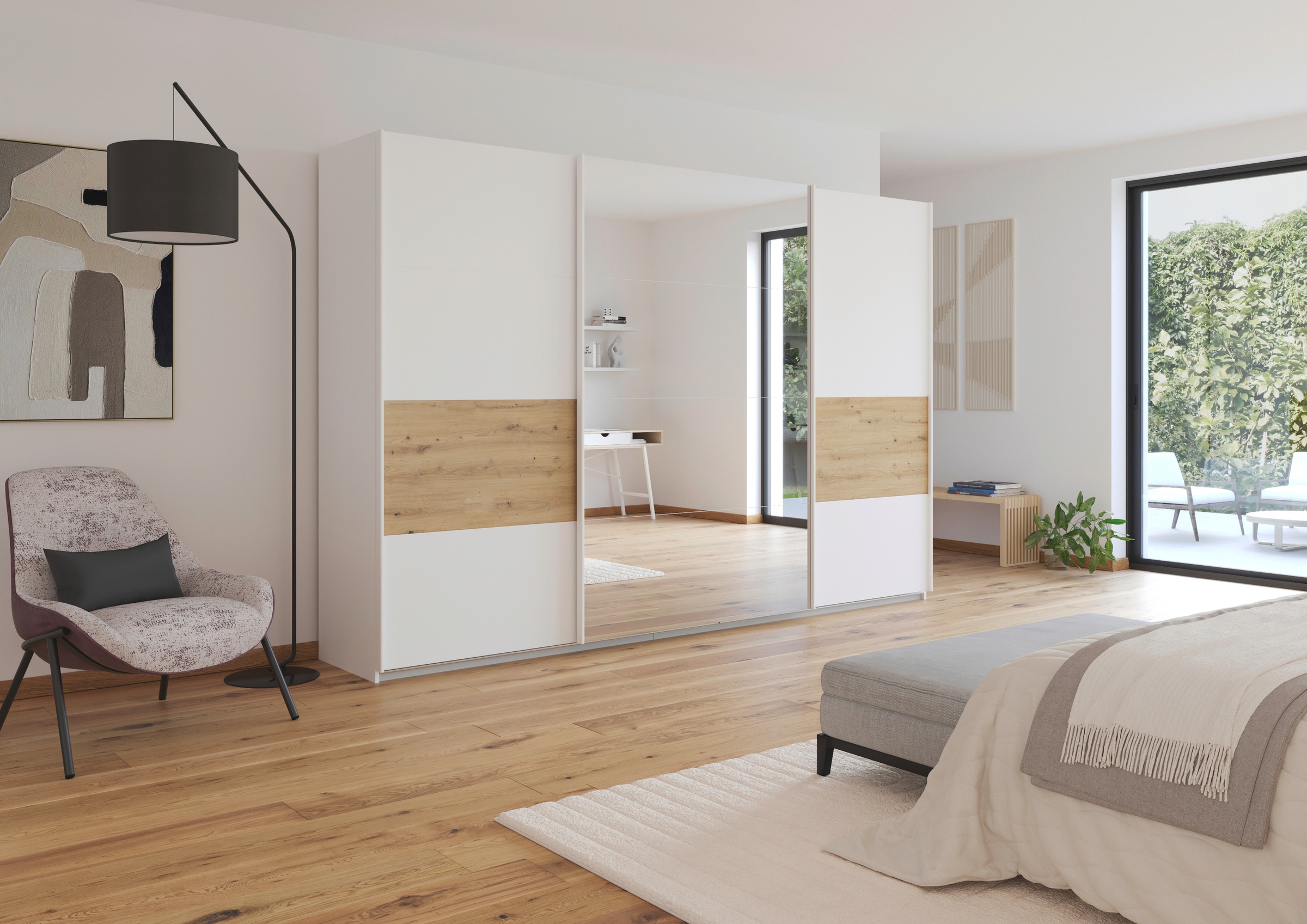 rauch Schwebetürenschrank "Kleiderschrank Schrank Garderobe CORTONA" inkl. günstig online kaufen