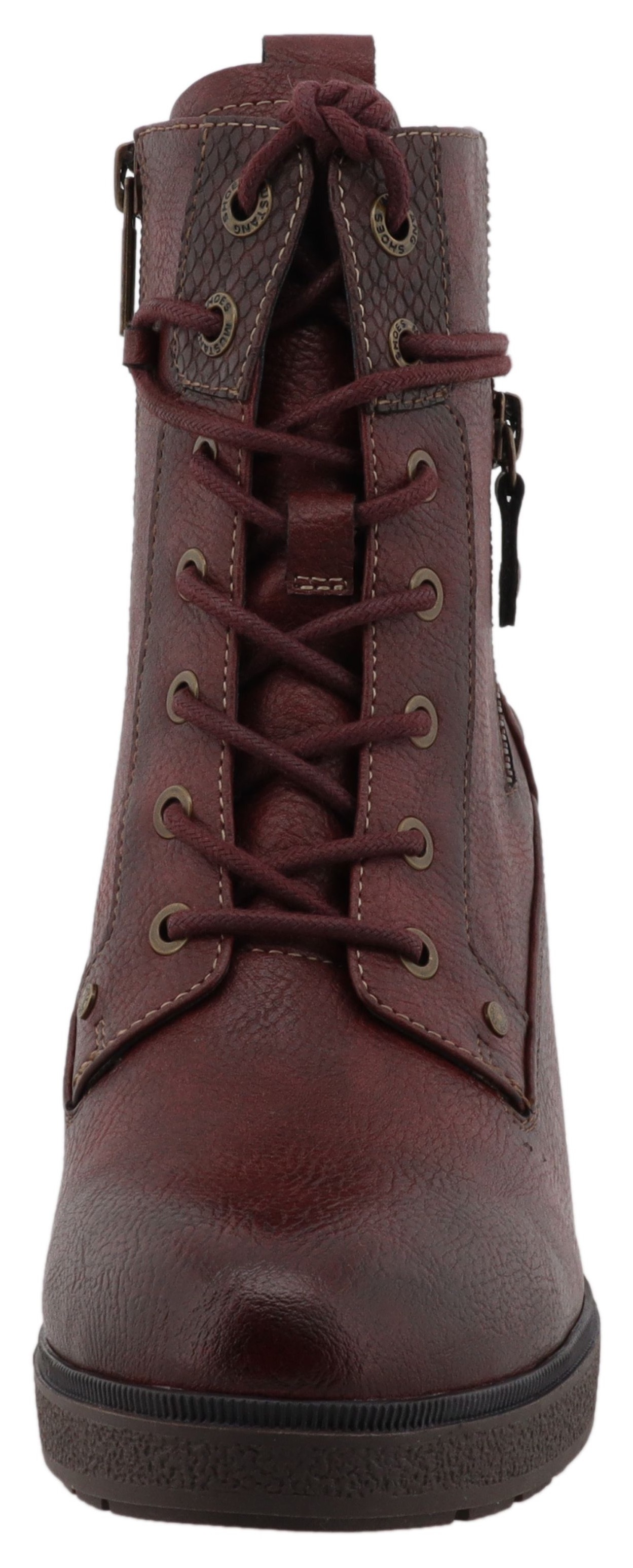 Mustang Shoes Winterstiefelette »Nana«, Schnürstiefelette mit wärmendem Textilfutter