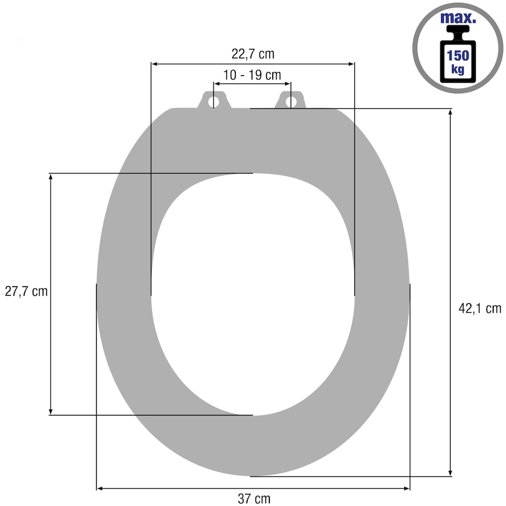 CORNAT WC-Sitz »LIGNA«