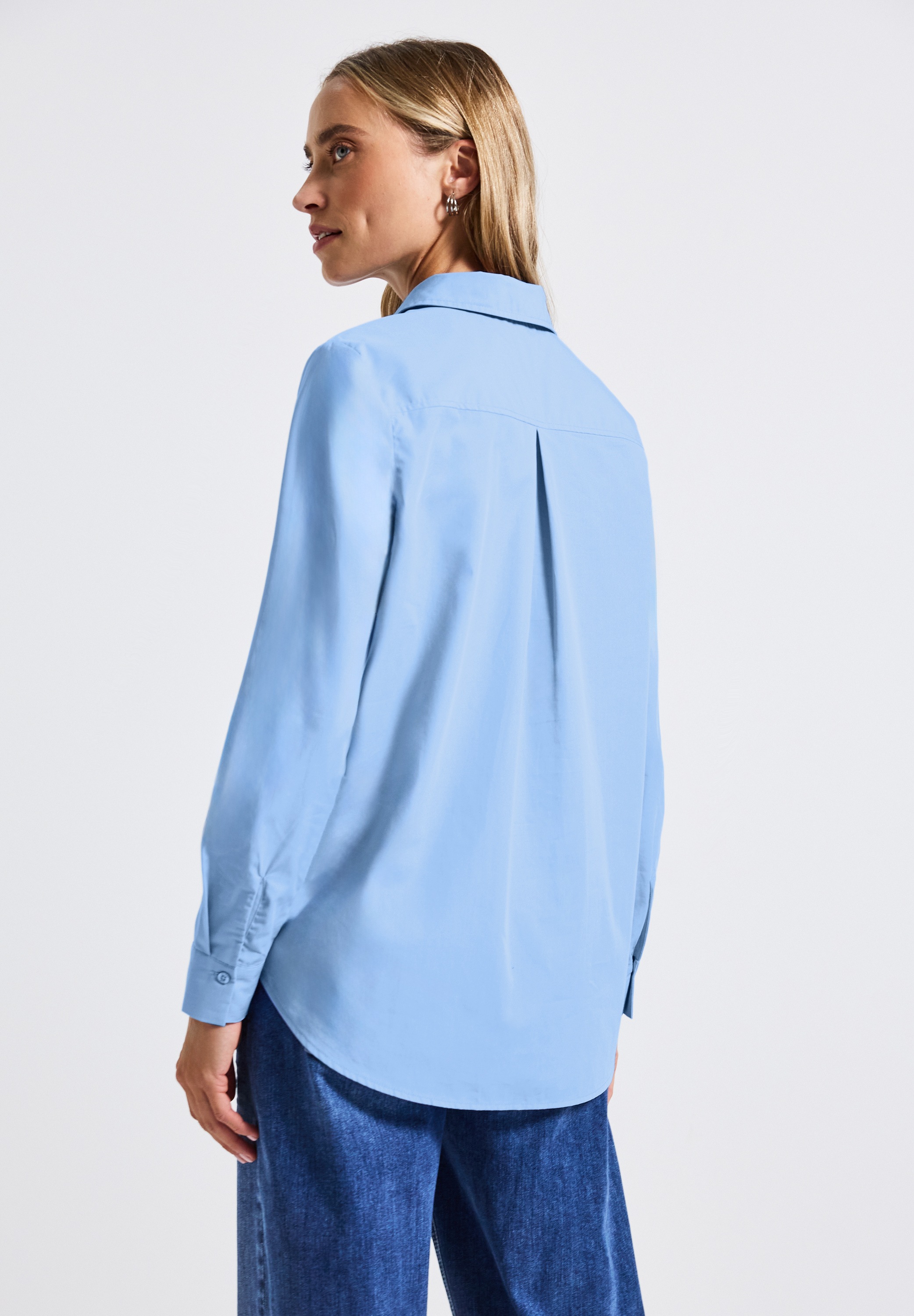 STREET ONE Hemdbluse, aus reiner Baumwolle günstig online kaufen