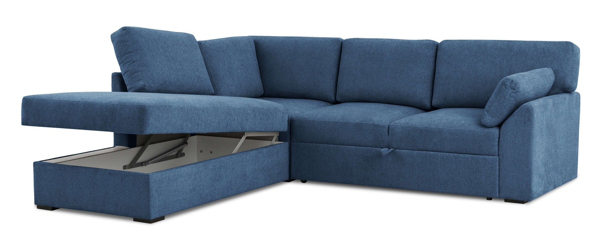 Home affaire Ecksofa »Citry«, (304 St.), Breite 242 cm, Chenille, Bettfunktion, Bettkasten, L-Form