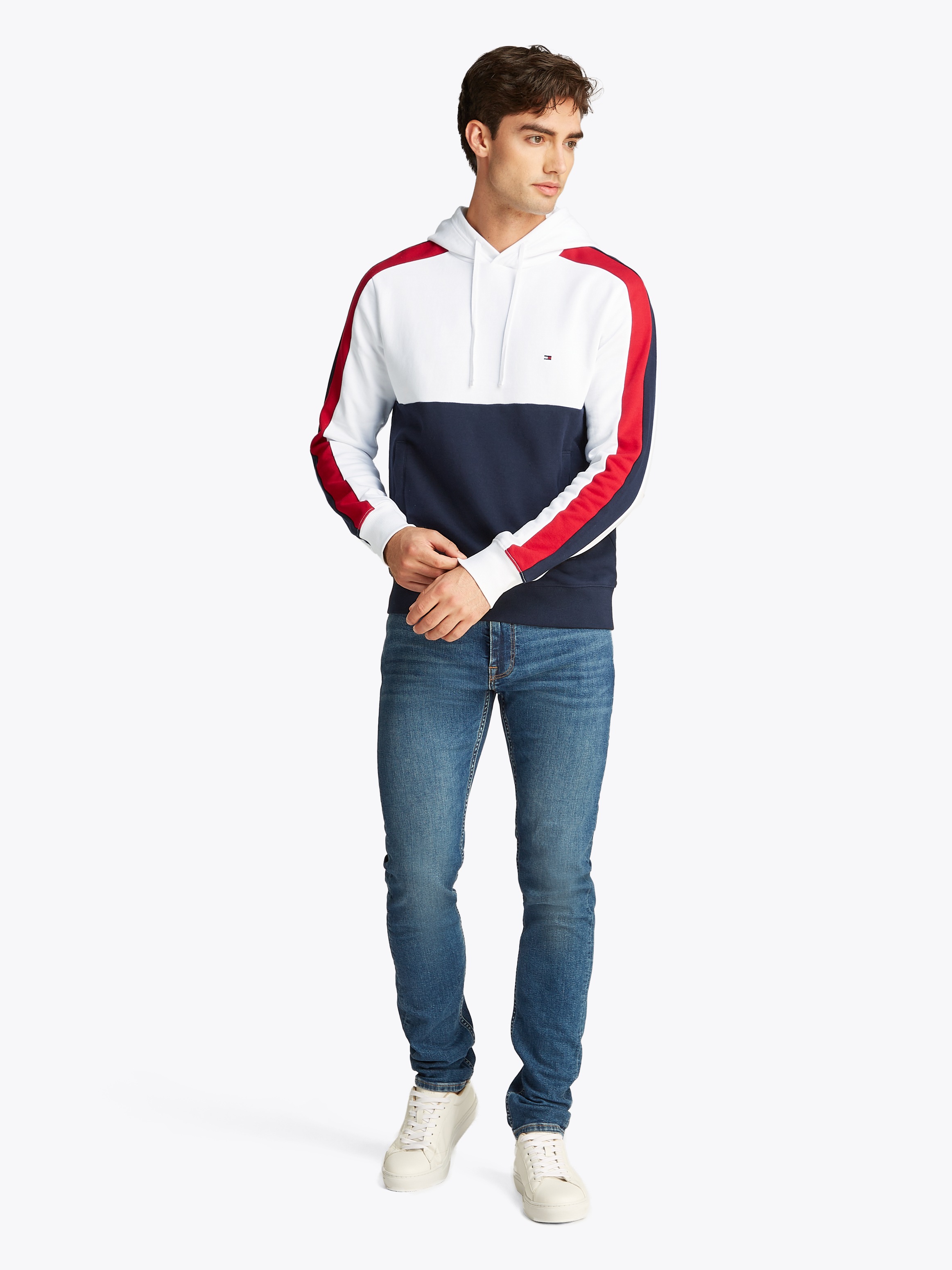 Tommy Hilfiger Hoodie »GLOBAL STRIPE BLOCK HOODIE«