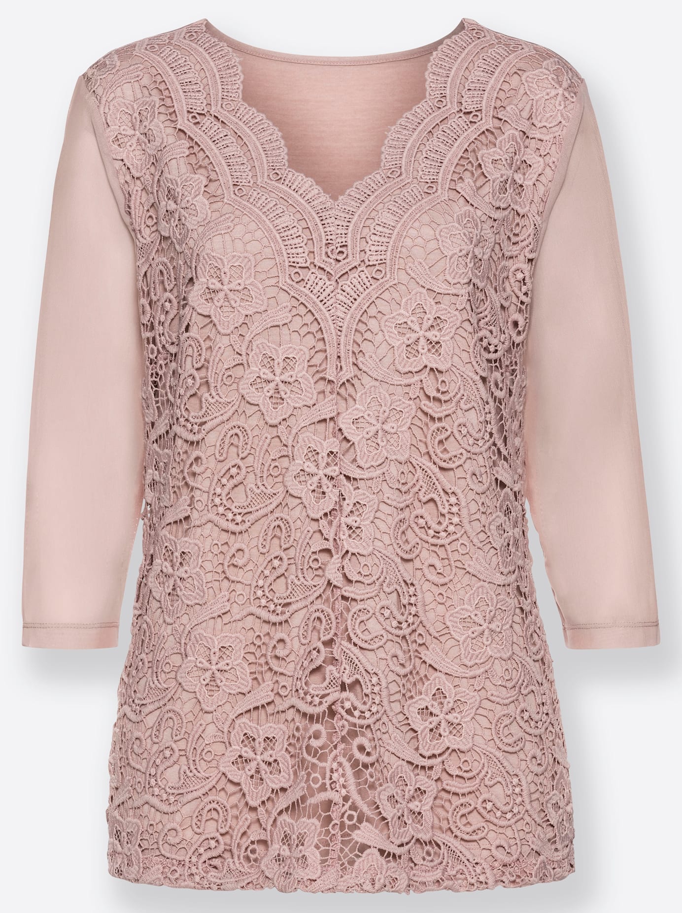 Lady Spitzenshirt »Shirt«, (1 tlg.)