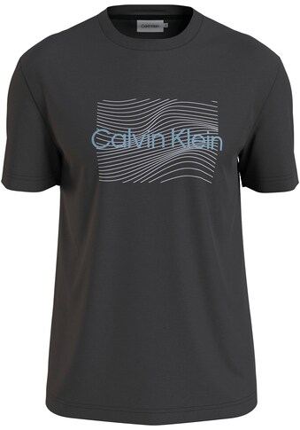 Calvin Klein Marškinėliai »WAVE LINES HERO LOGO T-S...