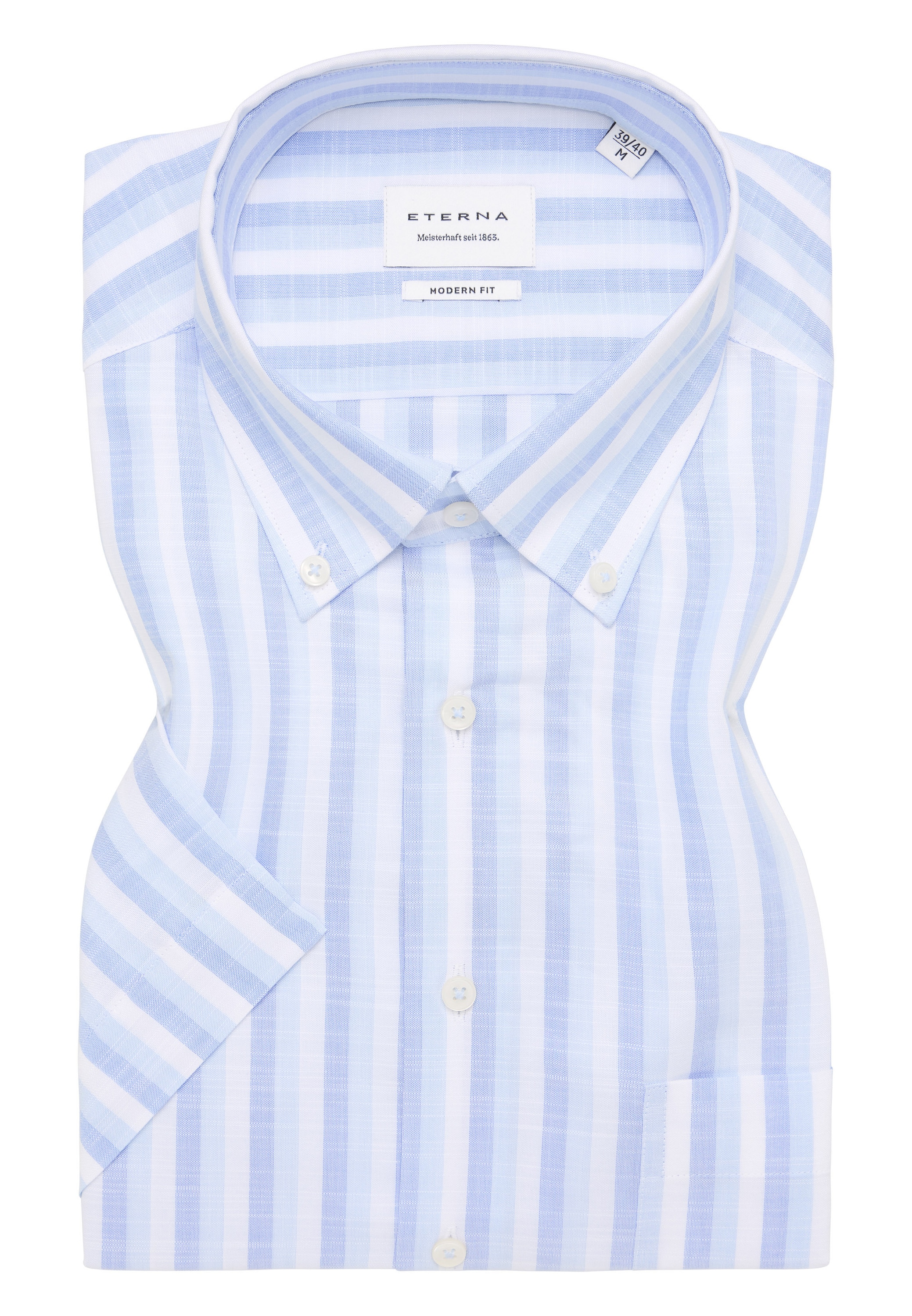 Eterna Kurzarmhemd »MODERN FIT«, EASY IRON (bügelleicht)