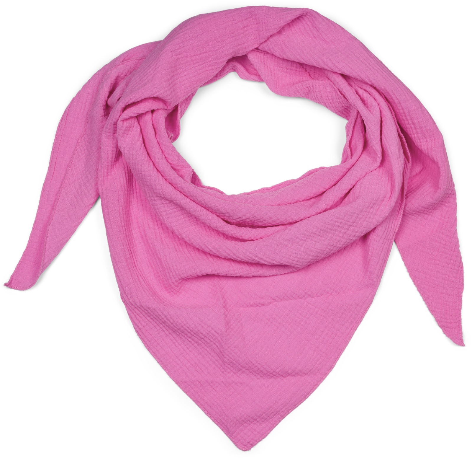 styleBREAKER Dreieckstuch "Musselin Dreiecktuch Einfarbig" 1 Stk.