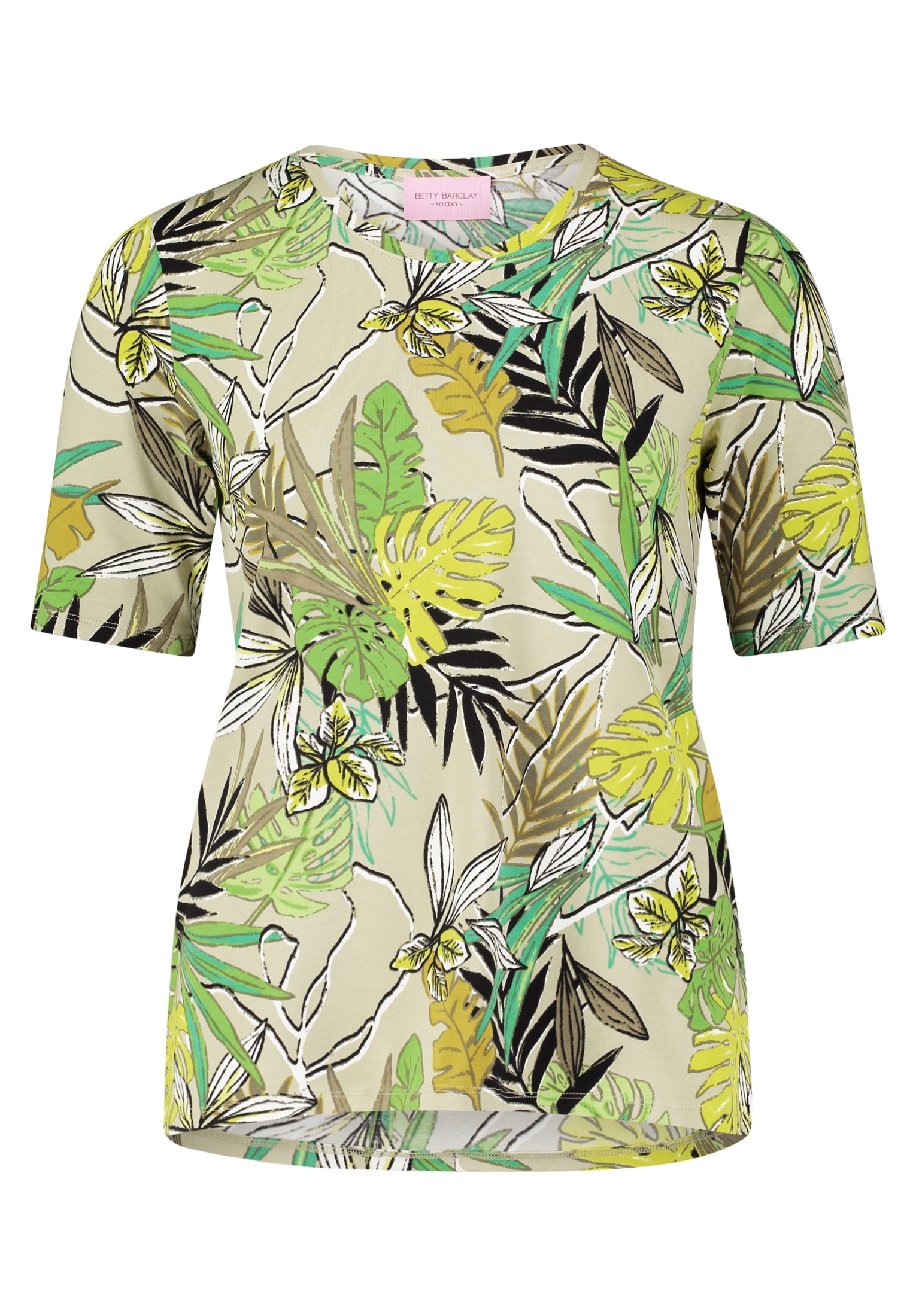 Betty Barclay Kurzarmshirt »Betty Barclay Basic Shirt mit Blumenprint«, (1 tlg.), Druck