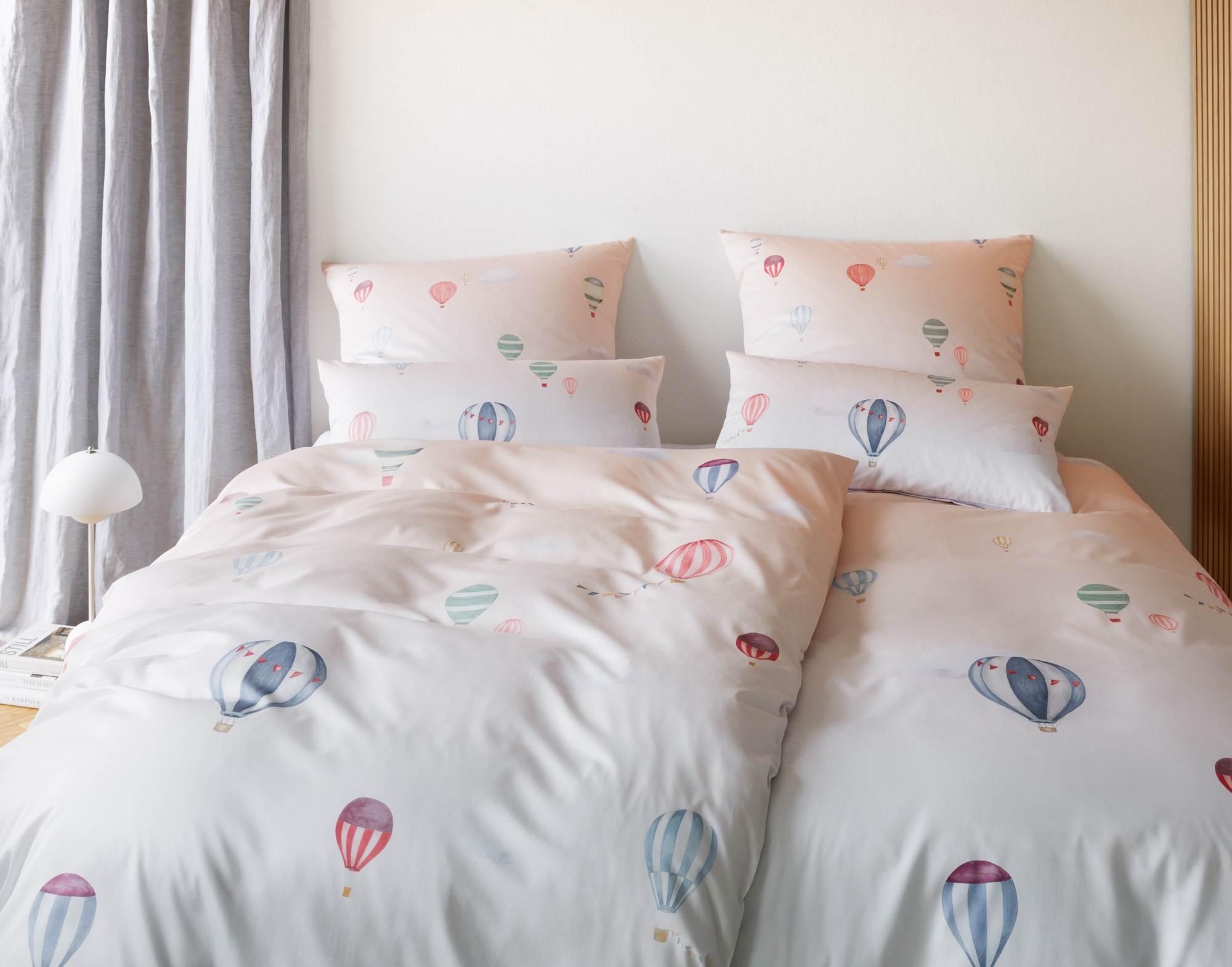 Elegante Bettwäsche "Balloon" 2 Stk. tlg. angenehmes Hautgefühl günstig online kaufen