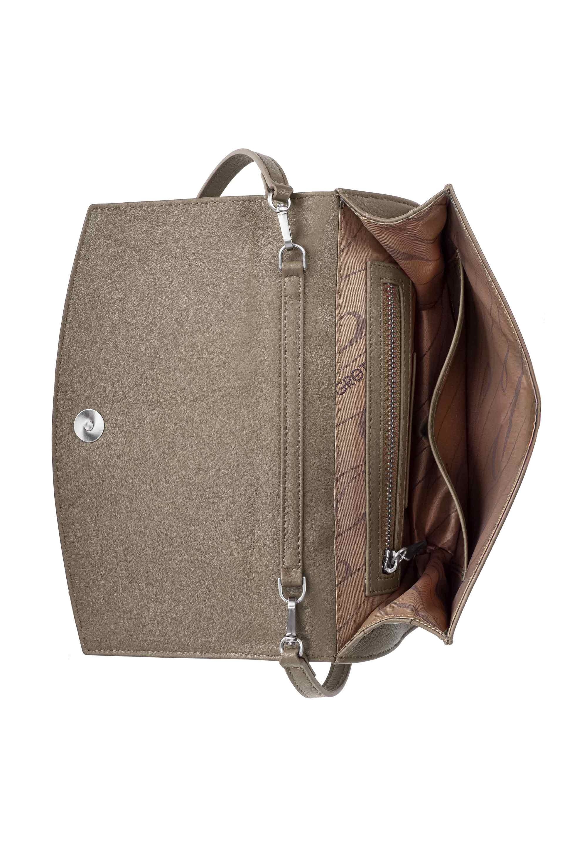GRETCHEN Schultertasche »Oyster Clutch Three«, aus italienischem Kalbsleder