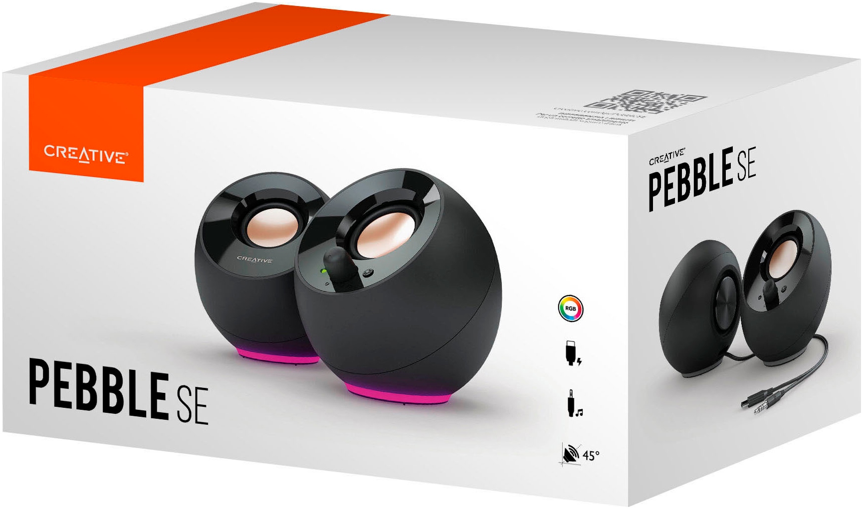 Creative Lautsprecher »Pebble SE«, (Paar, 2 St.)