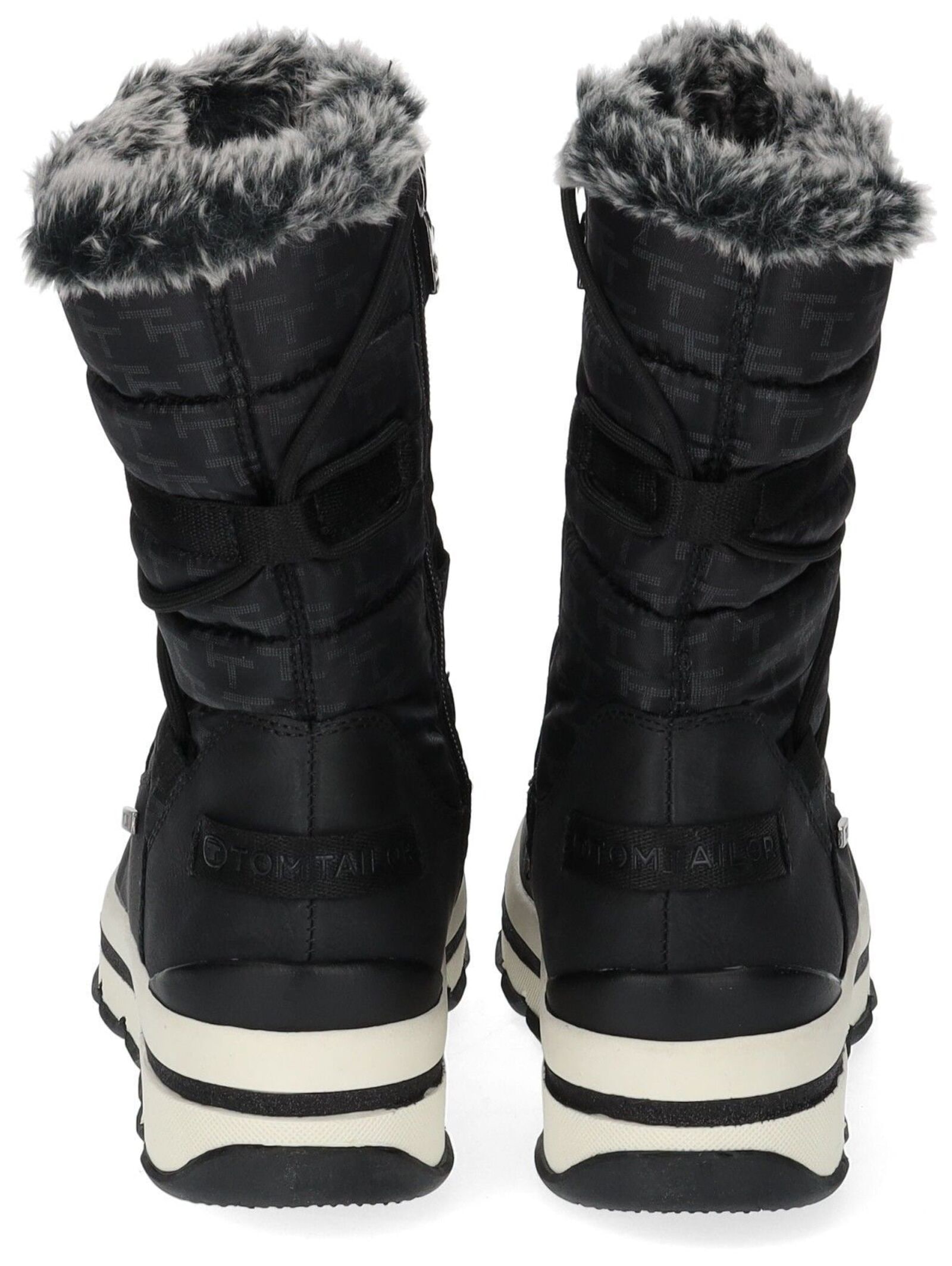 TOM TAILOR Schnürstiefelette »Tom Tailor Stiefelette Lederimitat/Textil«