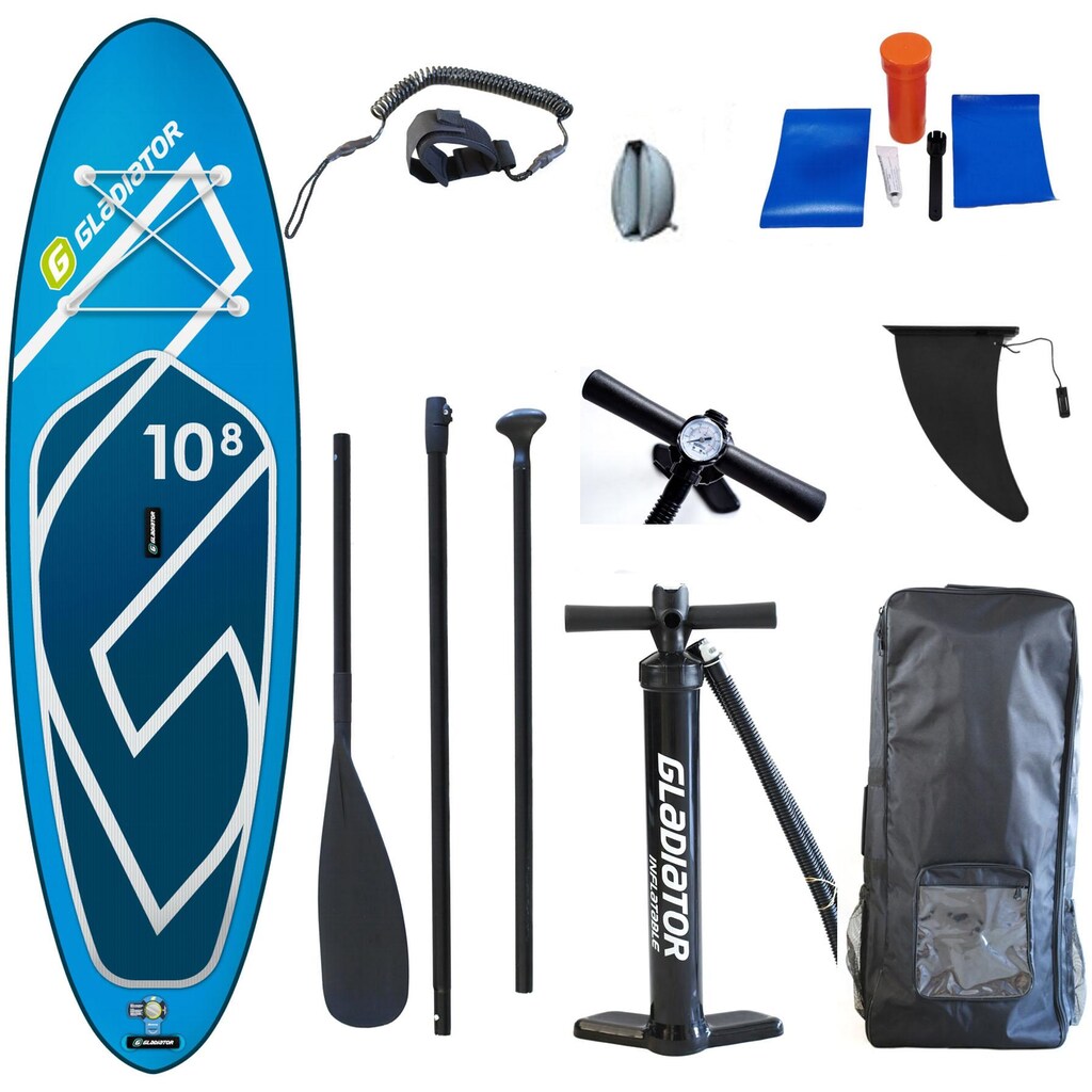 GLADIATOR Inflatable SUP-Board »BL G10.8«, (Set, 8 tlg.)