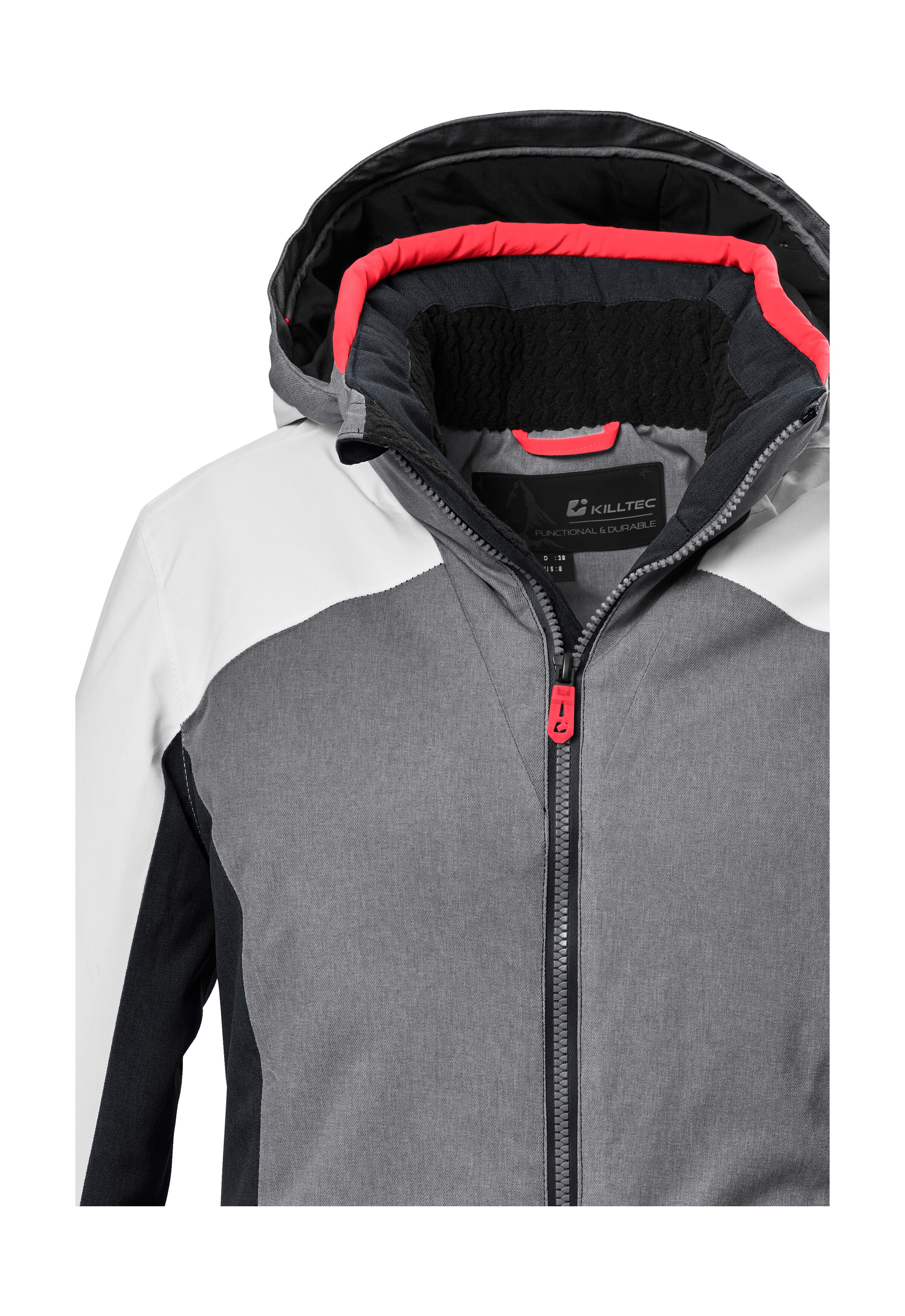 Thumbnail - Killtec Skijacke "KSW 66 WMN SKI JCKT", Damen Skijacke: wasserdicht, atmungsaktiv, Colourblock Design