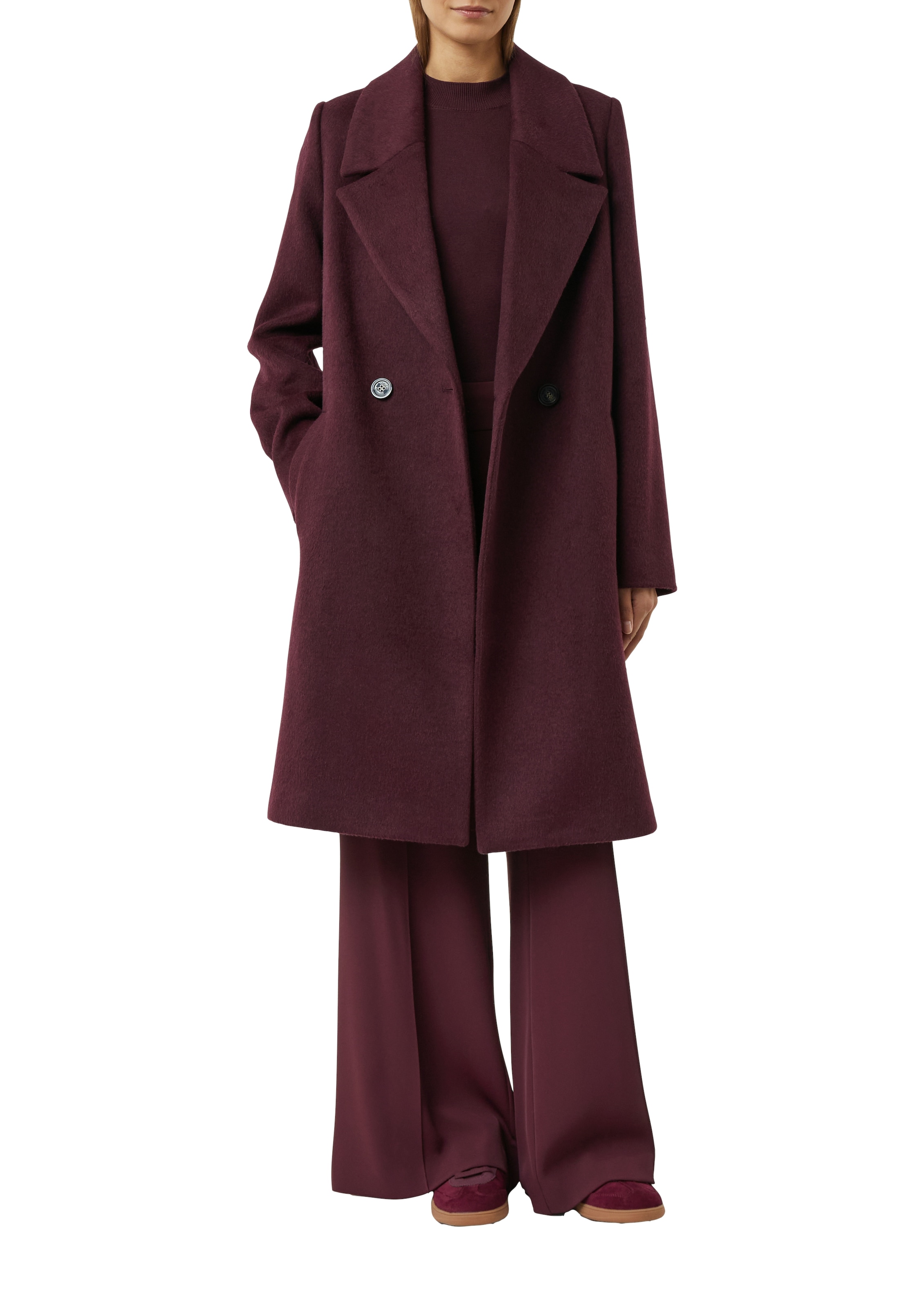Comma Marlene-Hose, im Loose Fit, High Rise