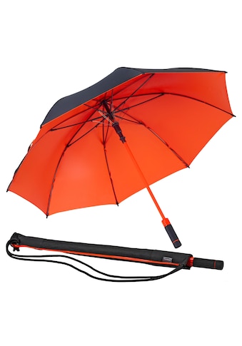 Stockregenschirm »birdiepal® seasons, schwarz/orange«