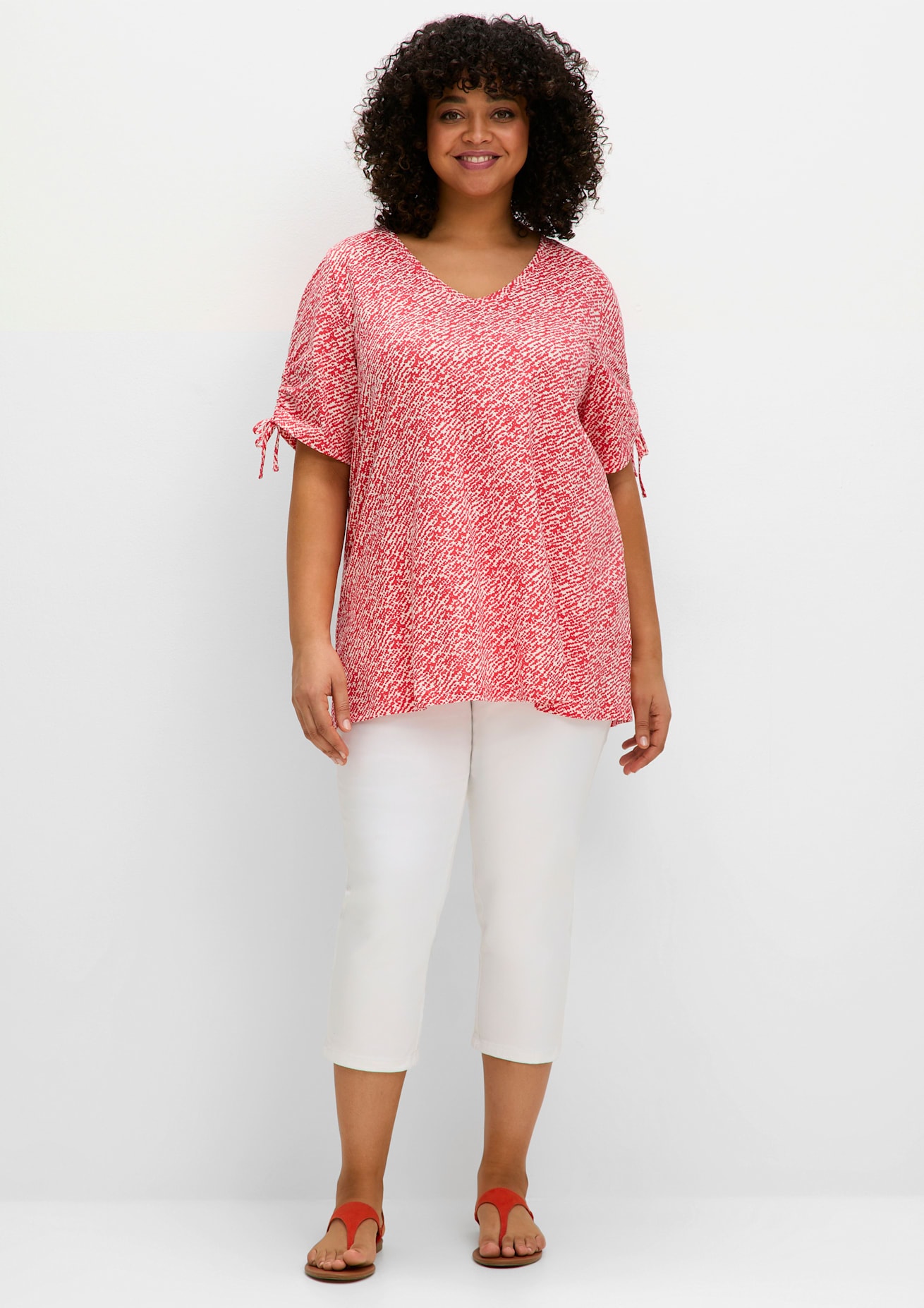 Sheego Kurzarmshirt "T-Shirt", 1 Stk. günstig online kaufen