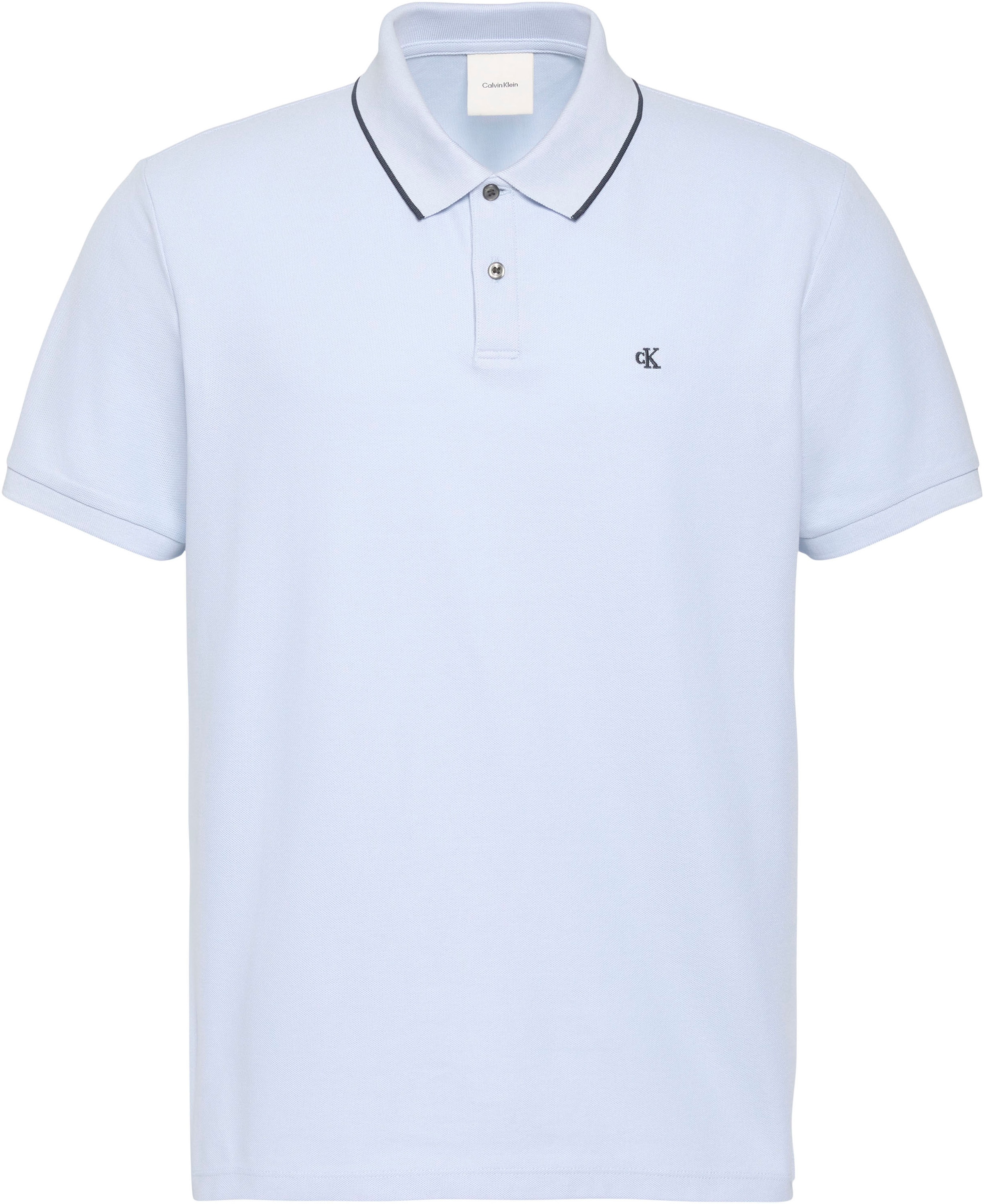 Calvin Klein Poloshirt "SS RFND PQ TPPD CLSS" Mit Rundhalsausschnitt günstig online kaufen