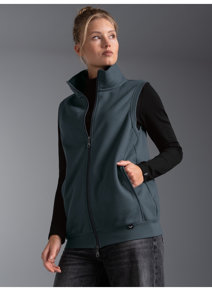 Trigema Steppweste "TRIGEMA Weste aus bequemem Sweat-Material" 1