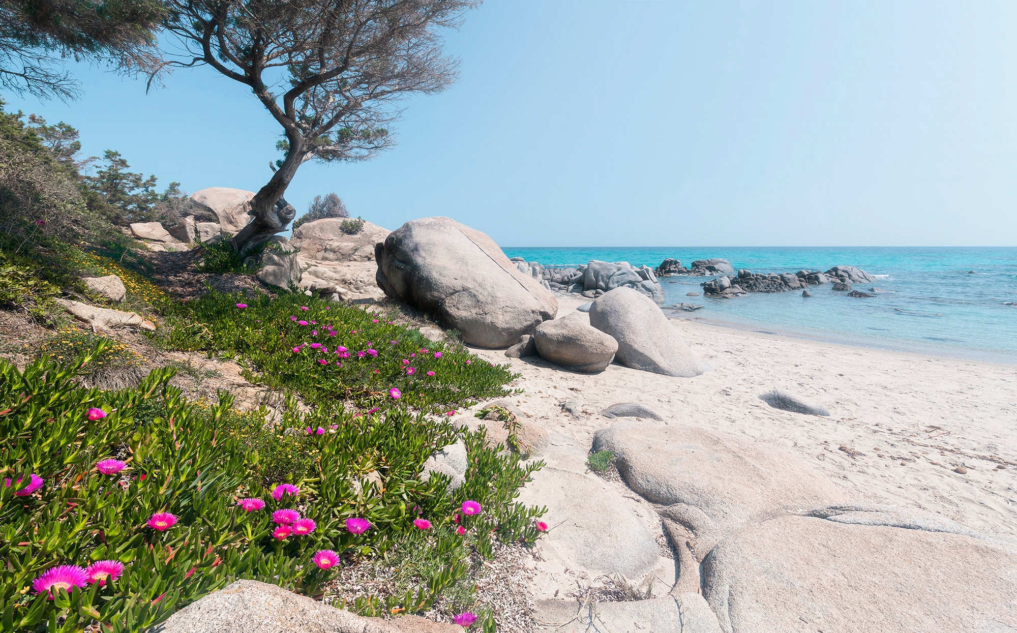 Komar Vliestapete "Mediterrane Träume", 450x280 cm (Breite x Höhe), Wohnzimmer, Schlafzimmer