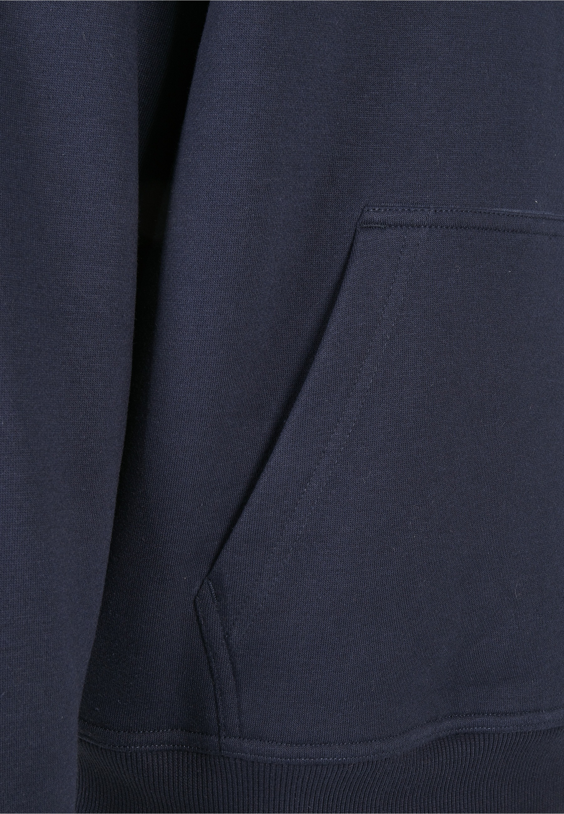 URBAN CLASSICS Rundhalspullover »Urban Classics Herren Blank Hoody« 1 Stk.