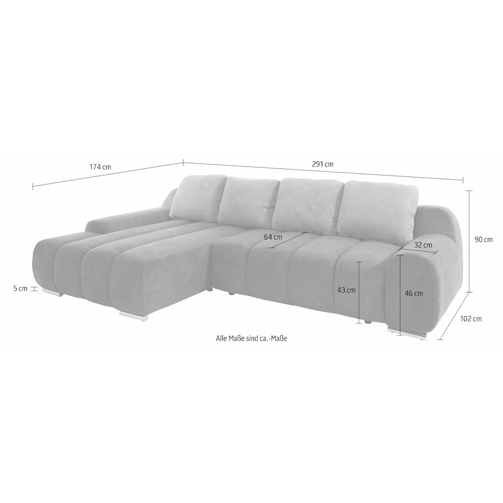 INOSIGN Ecksofa »Bono«