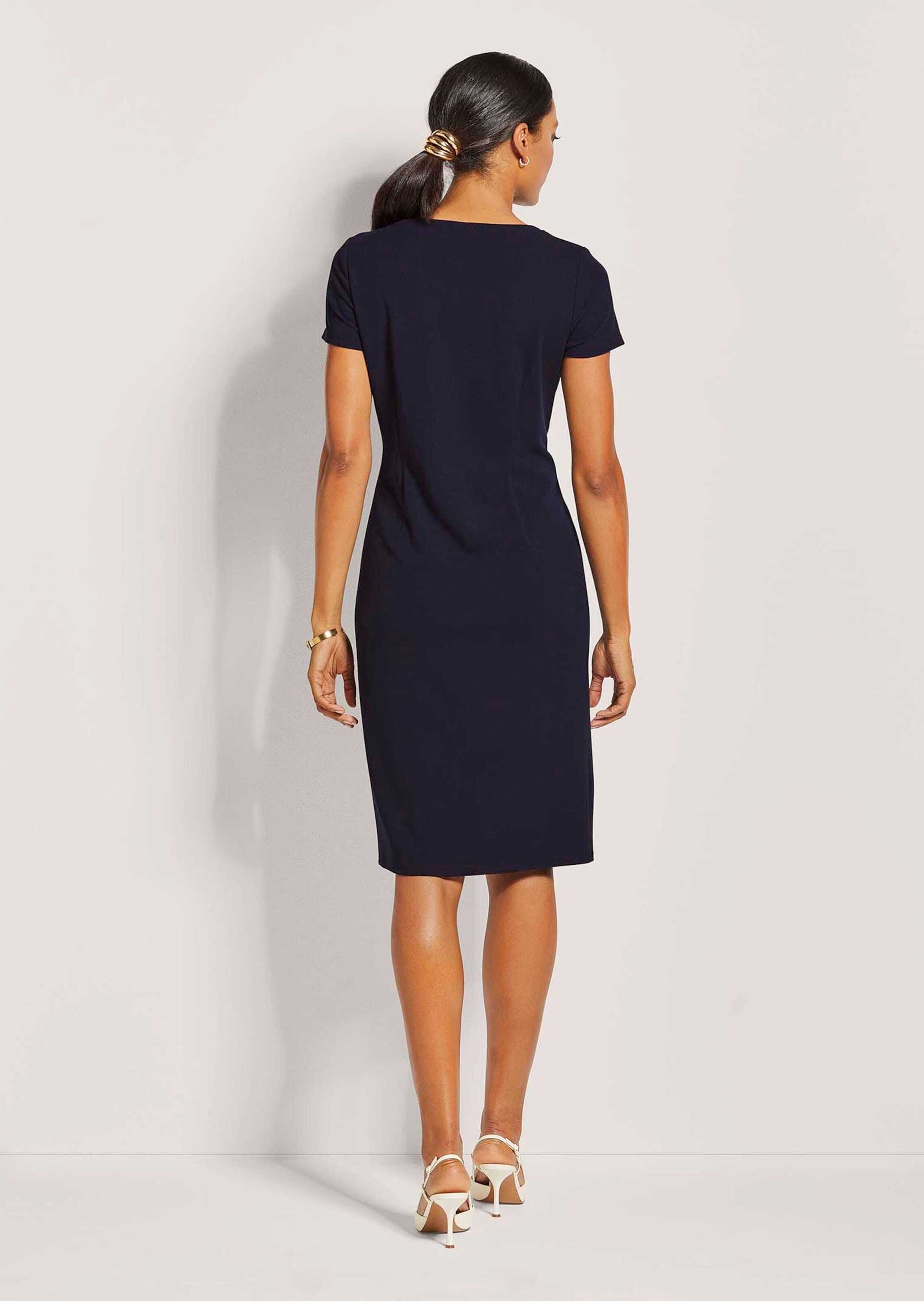 MADELEINE Sommerkleid »Kleid Etuikleid mit kurzen Ärmeln«