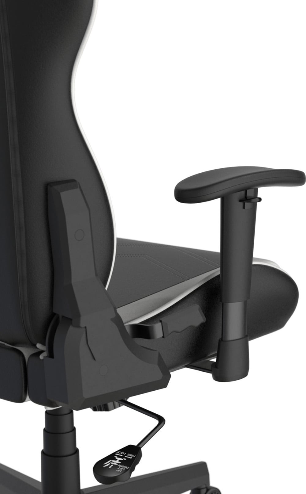 MCA furniture Gaming-Stuhl »DX Racer Prince Gamingchair«, (Set), 1 St., Kunstleder, Gaming,Racing,Design,Lordose,Kissen,Armlehne,drehbar,verstellbar
