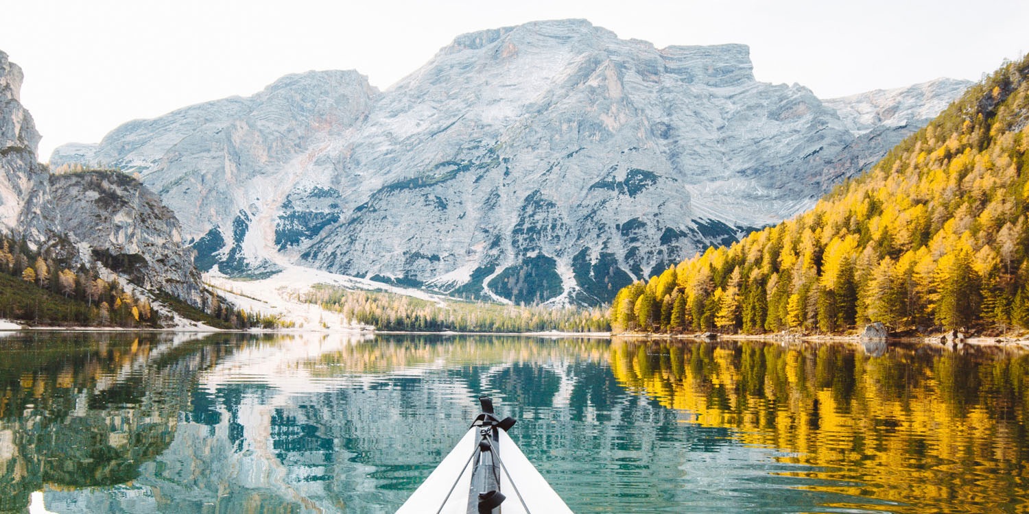 queence Acrylglasbild "Echo" Berge  Berge & Alpenbilder  Landschaft  Seebil günstig online kaufen