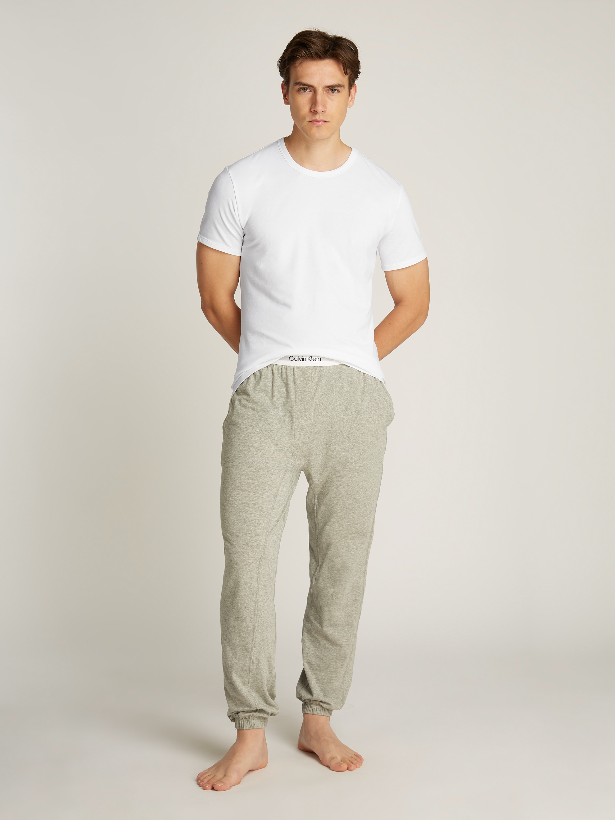 Calvin Klein Underwear T-Shirt »S/S CREW NECK 3PK«, (Packung, 3 tlg., 3er-Pack), mit Logo am Saum