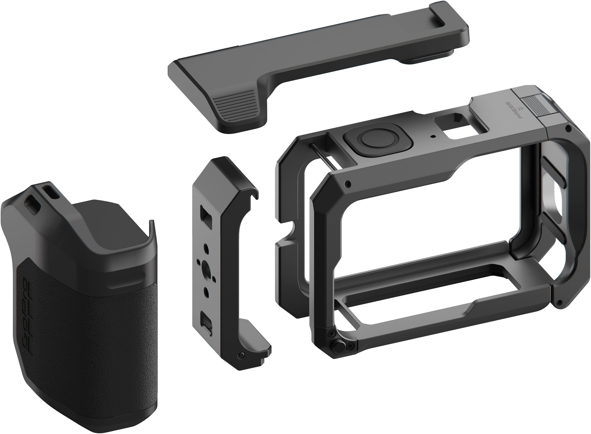 GOPRO Action Cam-Halterung "Point-and-Shoot-Griff (Mission 1)", schwarz, Gerätehalterungen - Kunststoff Einheitsgröße